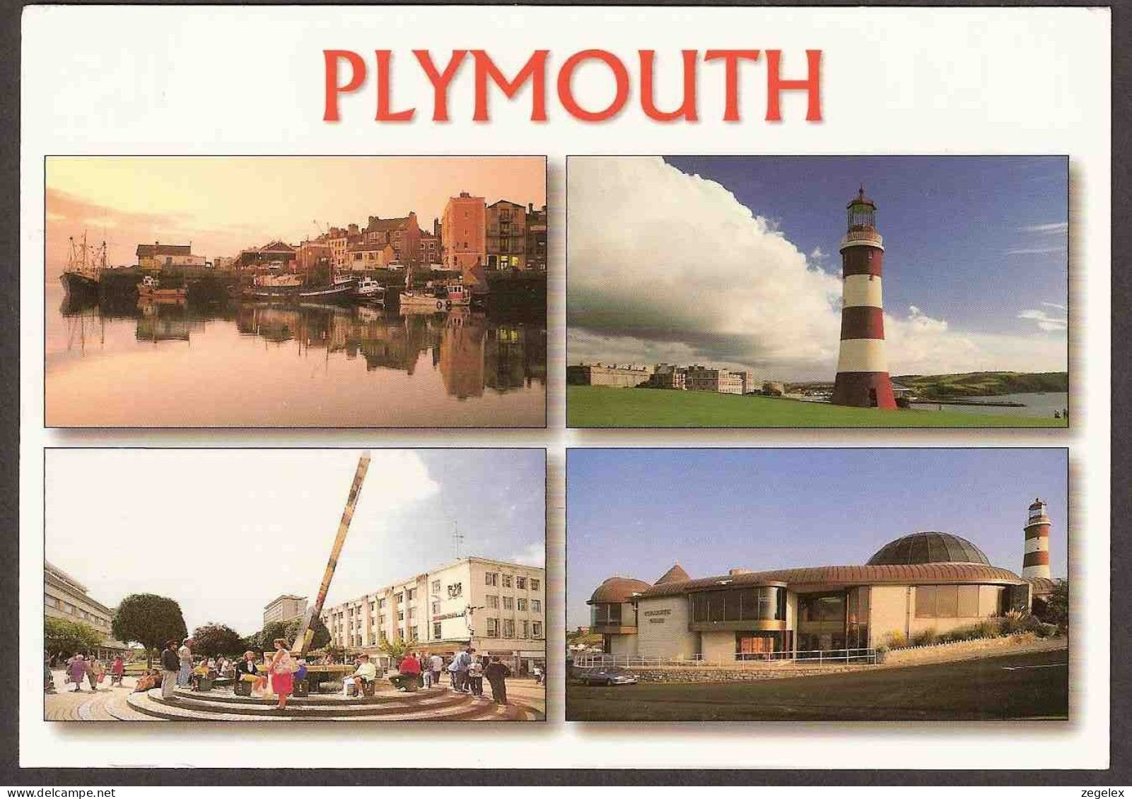 Plymouth - Vuurtoren, Phare, Leuchtturm,  Lighthouse, Veerboot - Plymouth