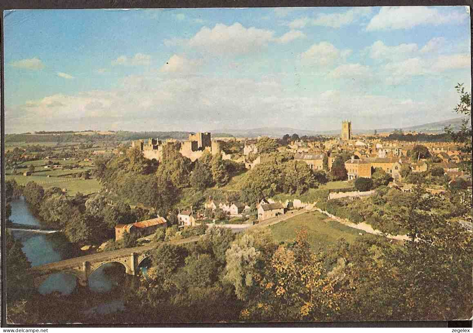 Shropshire  - Ludlow Castle And River Teme - Shropshire