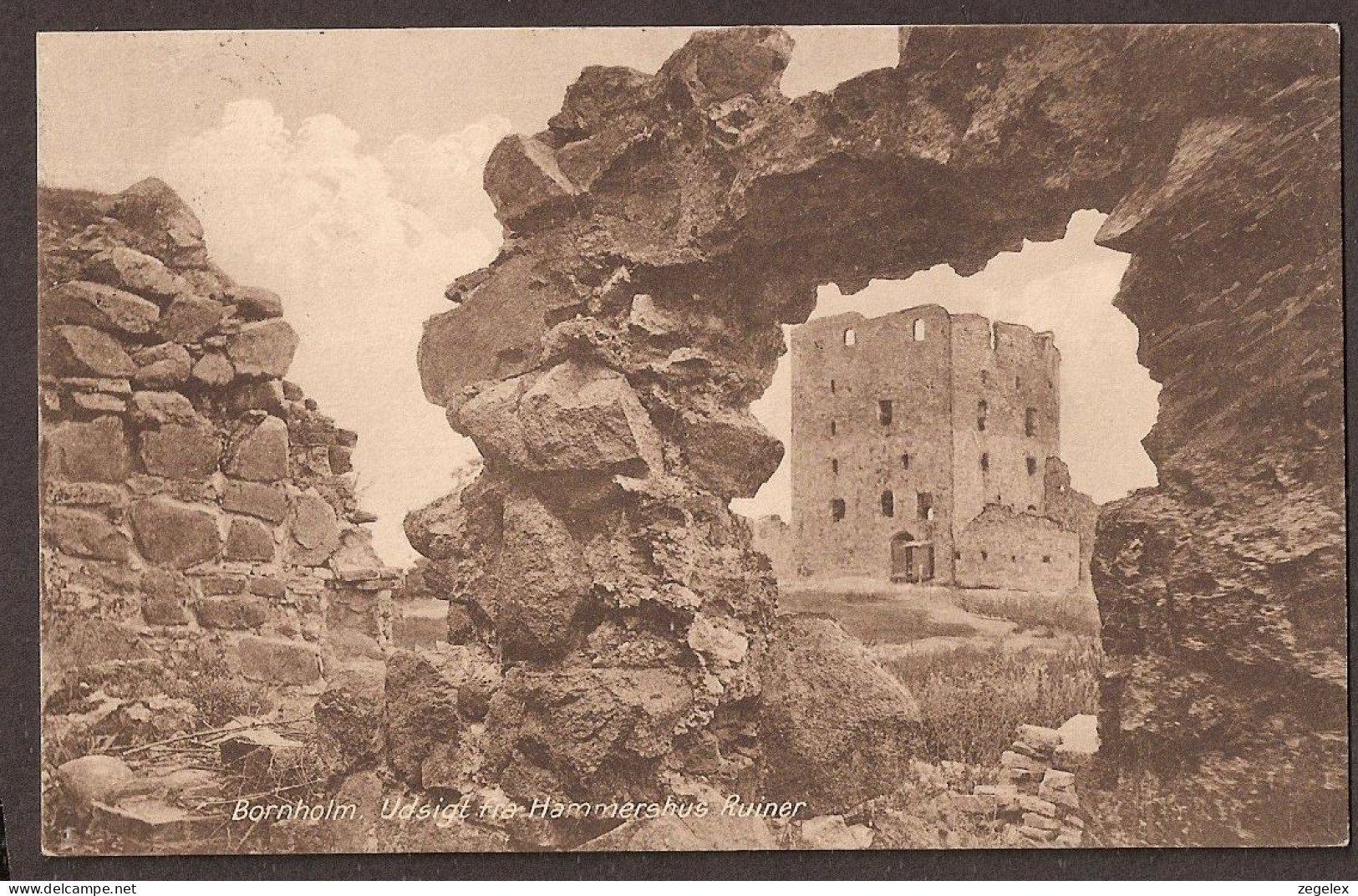 Bornholm 1928 - Hammershus  - Danemark