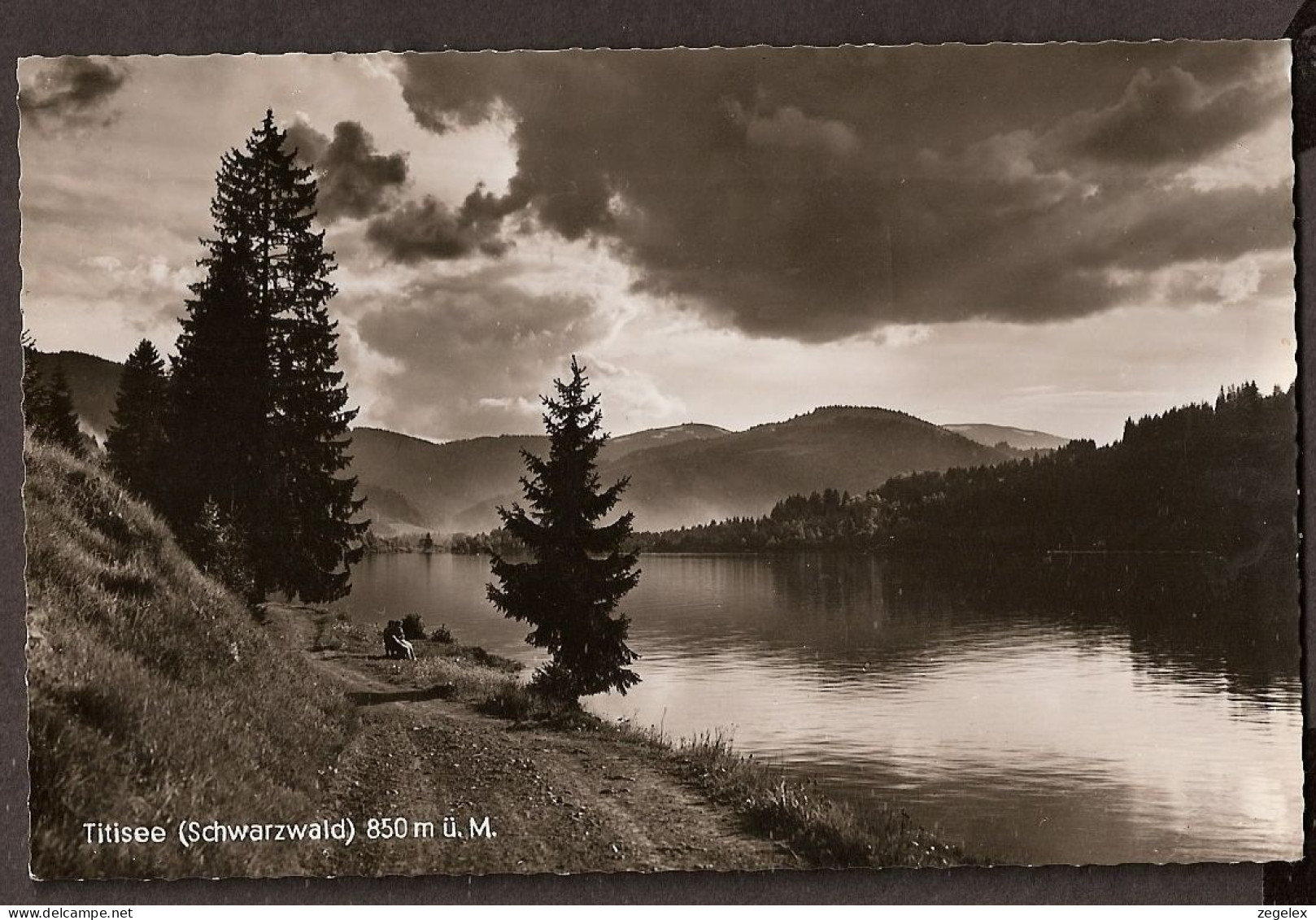 Titisee (Schwarzwald) Mit Wanderer - Titisee-Neustadt