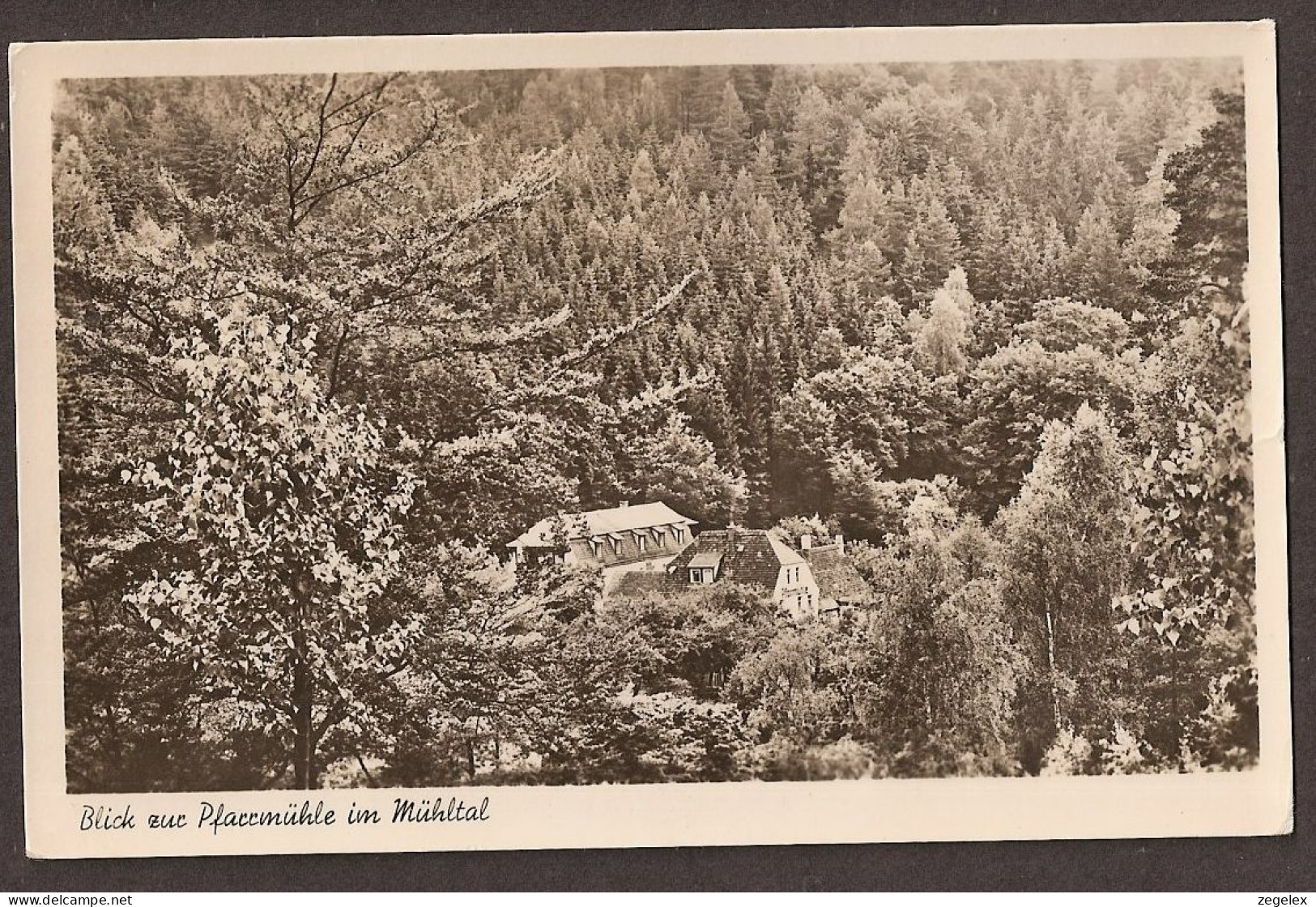 Mühltal (Thür) 1955 - Blick Zur Pfarrmühle - Zwischen Eisenberg, Hermsdorf Und Bad Klosterlausnitz - Eisenberg