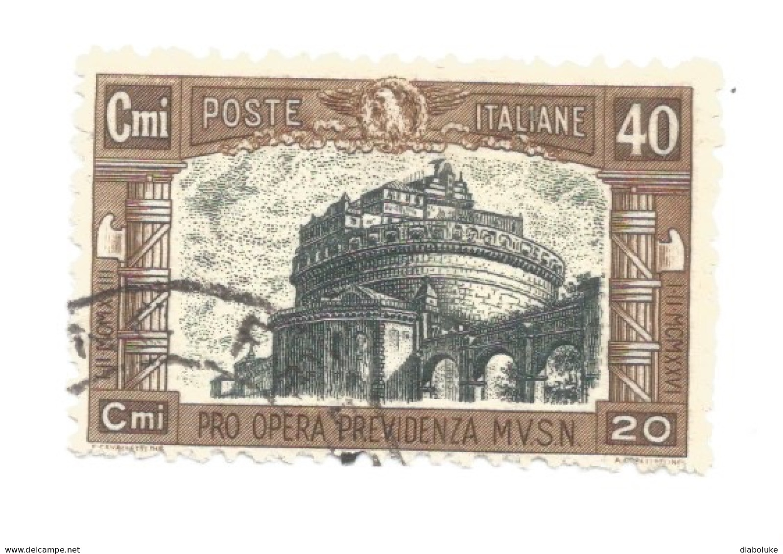 (REGNO D'ITALIA) 1926, PRO OPERA PREVIDENZIA MILIZIA - Serie Di 4 Francobolli Usati, Annulli Da Periziare - Poste Aérienne