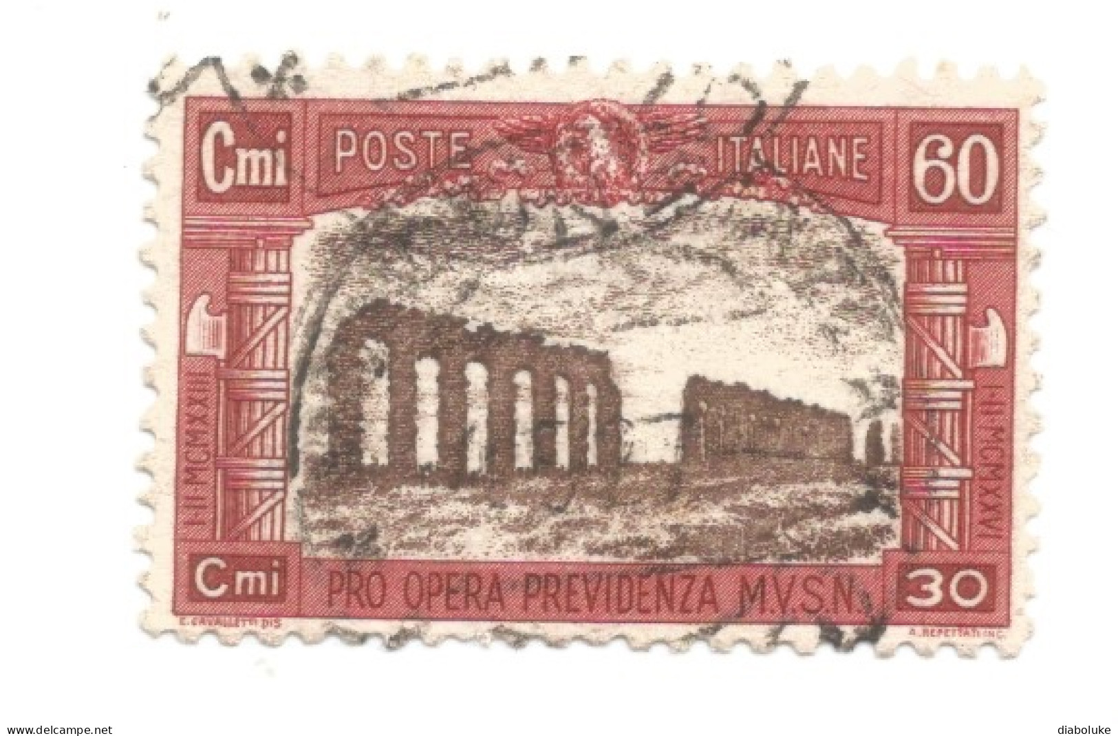 (REGNO D'ITALIA) 1926, PRO OPERA PREVIDENZIA MILIZIA - Serie Di 4 Francobolli Usati, Annulli Da Periziare - Poste Aérienne