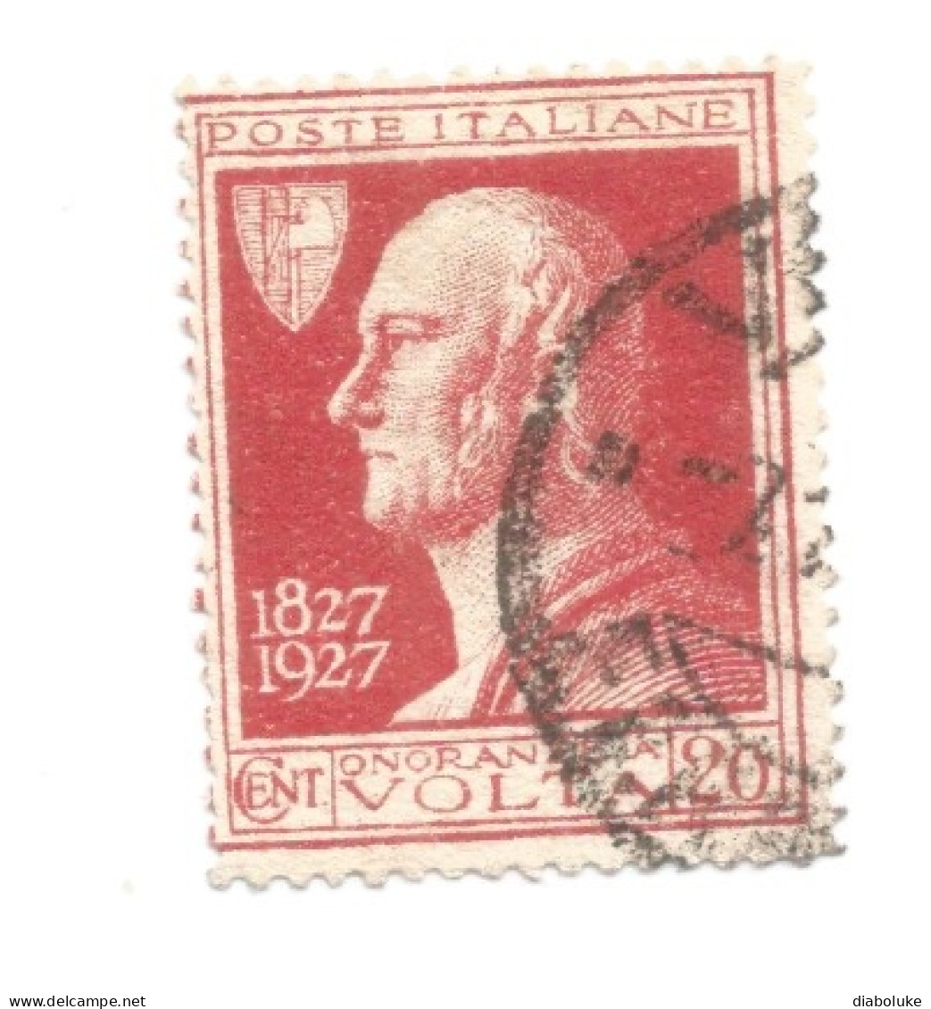 (REGNO D'ITALIA) 1927, CENTENARIO DELLA MORTE DI ALESSANDRO VOLTA - Serie Di 4 Francobolli Usati - Airmail