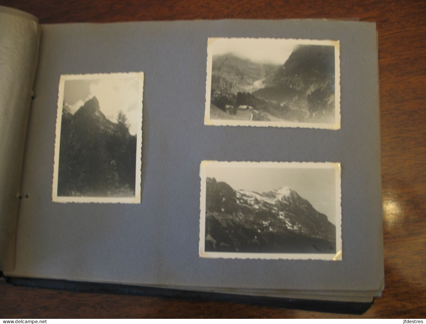 Album De 80 Photographies Amateur 1948 Suisse (et Qqs Midi De La France...) - Albums & Verzamelingen