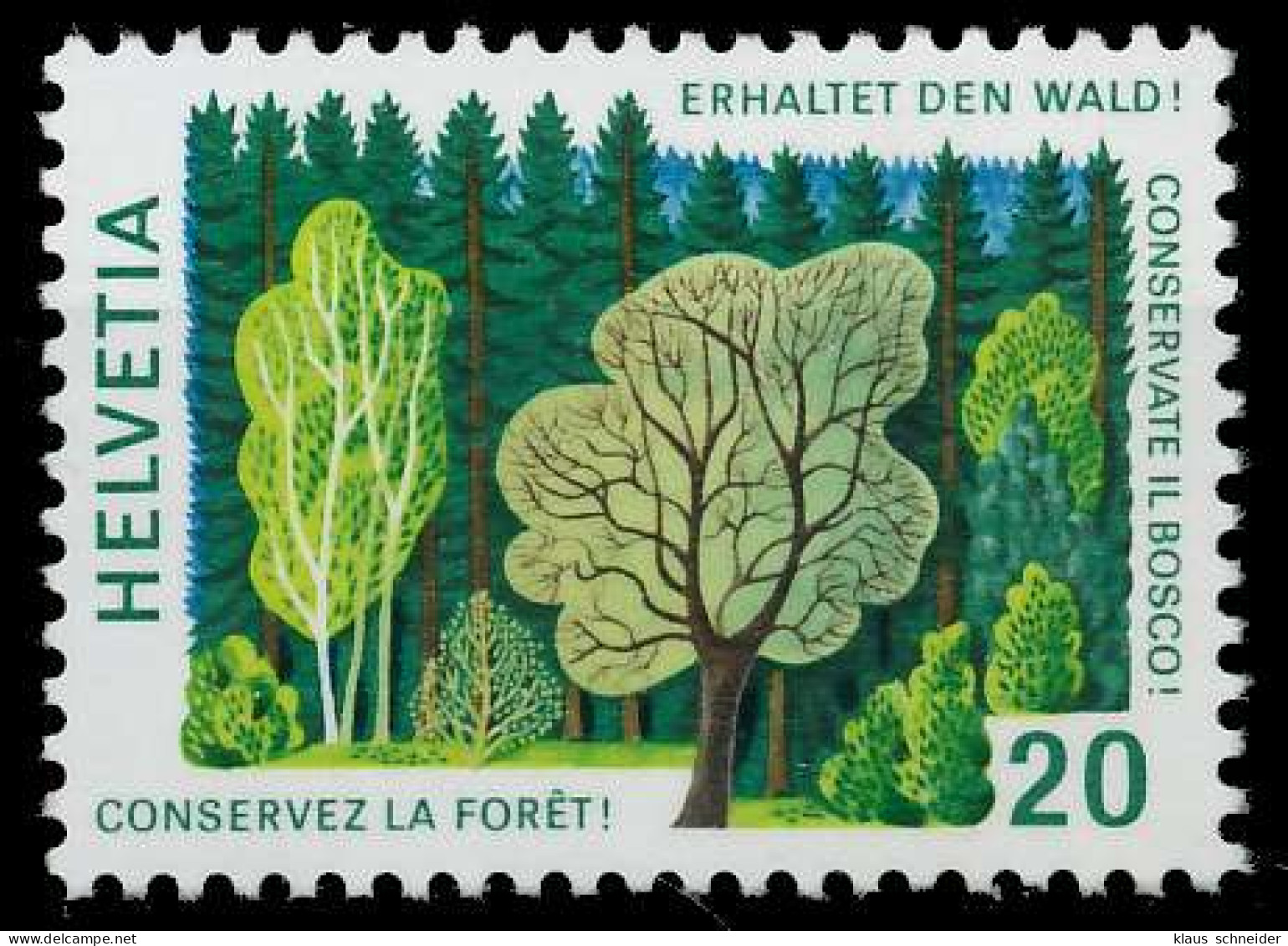 SCHWEIZ 1976 Nr 1069 Postfrisch X66EEB2 - Unused Stamps