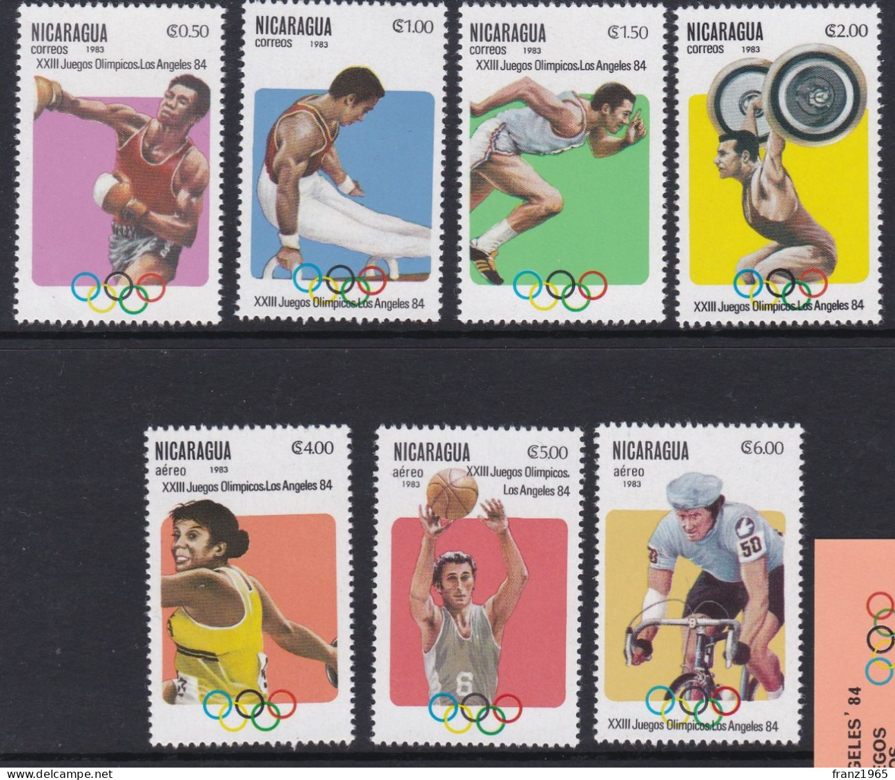 Nicaragua, Olympics Games Los Angeles 1984 - Verano 1984: Los Angeles