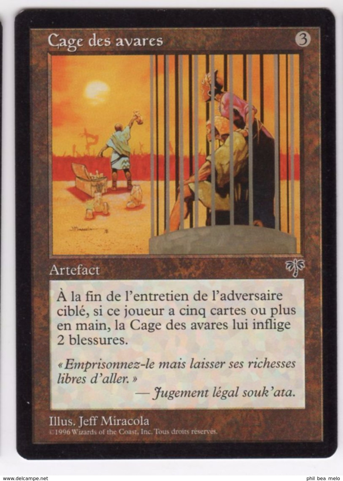 CARTE MAGIC THE GATHERING - MIRAGE - LOT 500 CARTES - VOIR PHOTOS ET DESCRIPTION