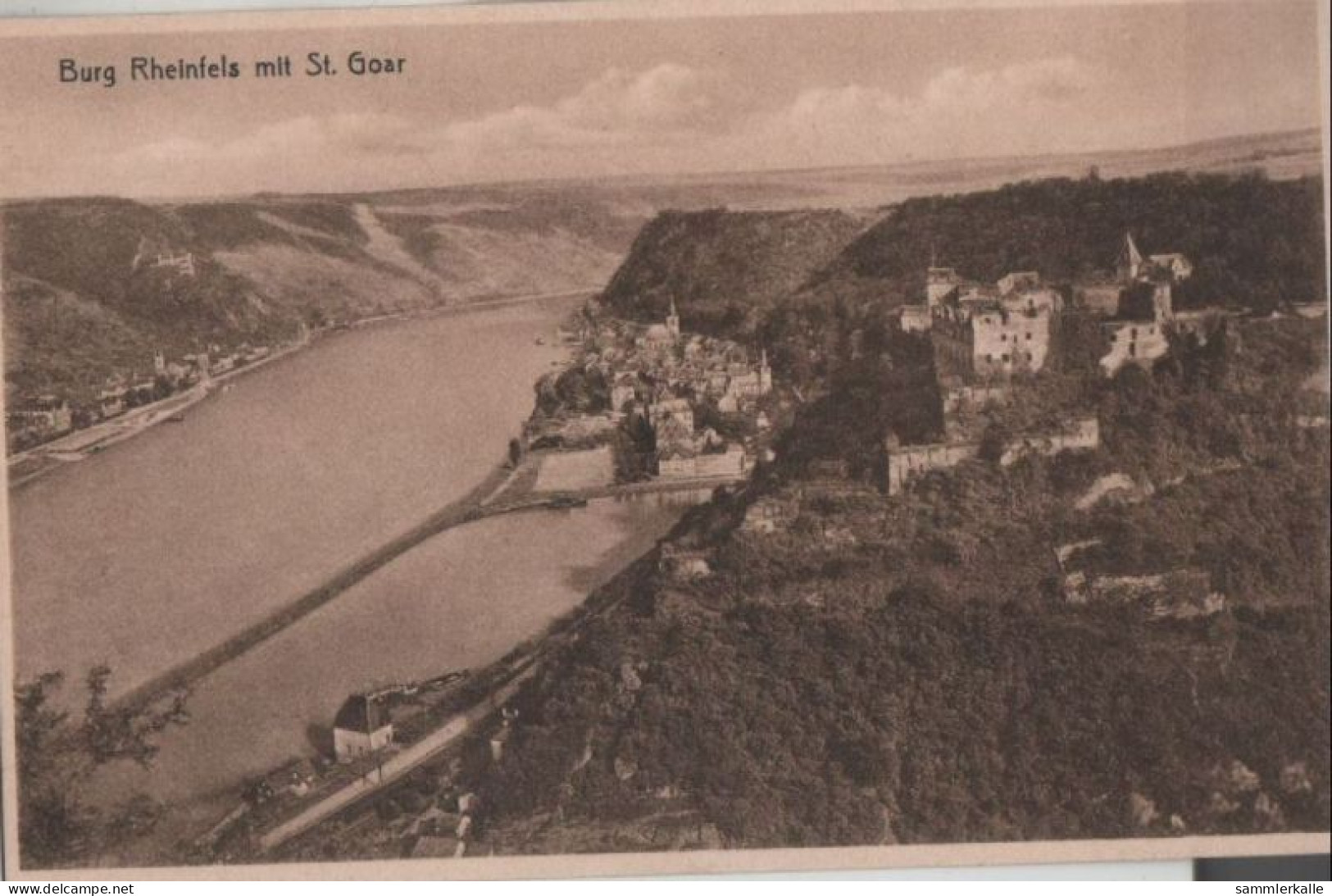 63159 - St. Goar - Mit Burg Rheinfels - 1927 - St. Goar