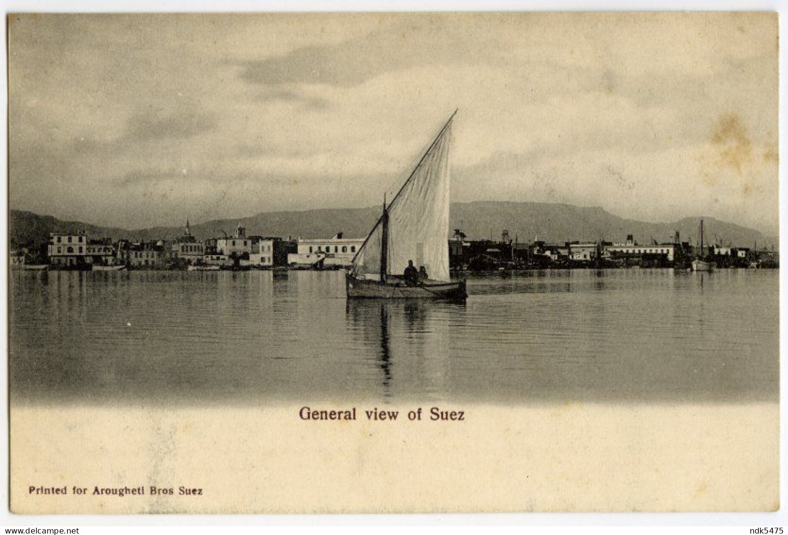 EGYPT : GENERAL VIEW OF SUEZ - Sues