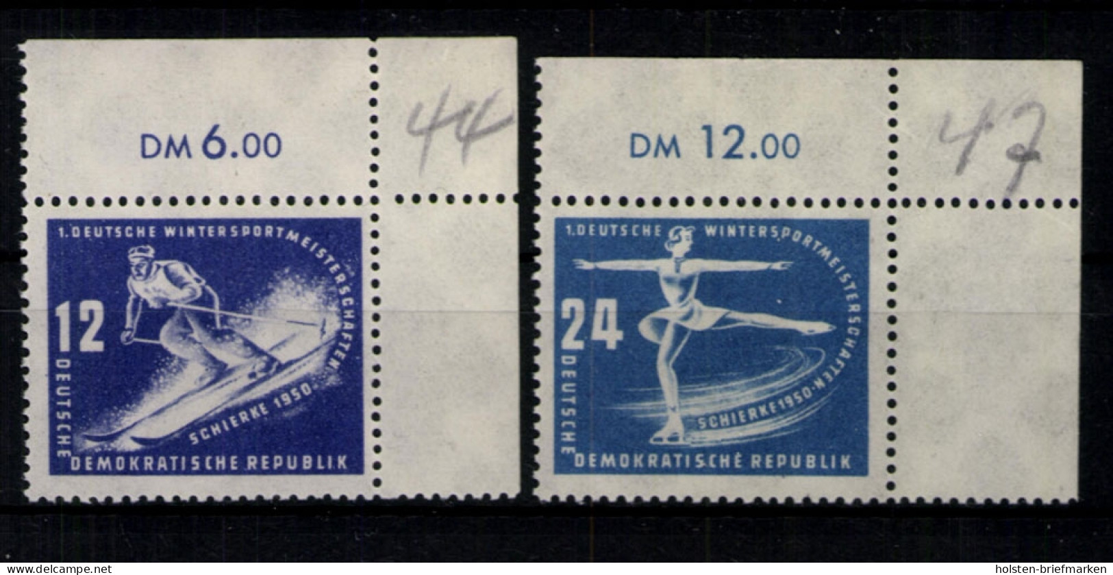 DDR, MiNr. 246-247, Ecken Rechts Oben, Postfrisch - Neufs
