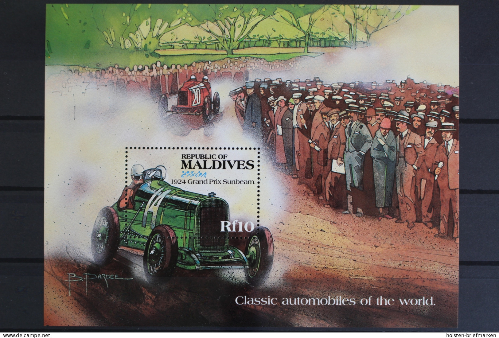 Malediven, Auto, MiNr. Block 89, Postfrisch - Maldives (1965-...)