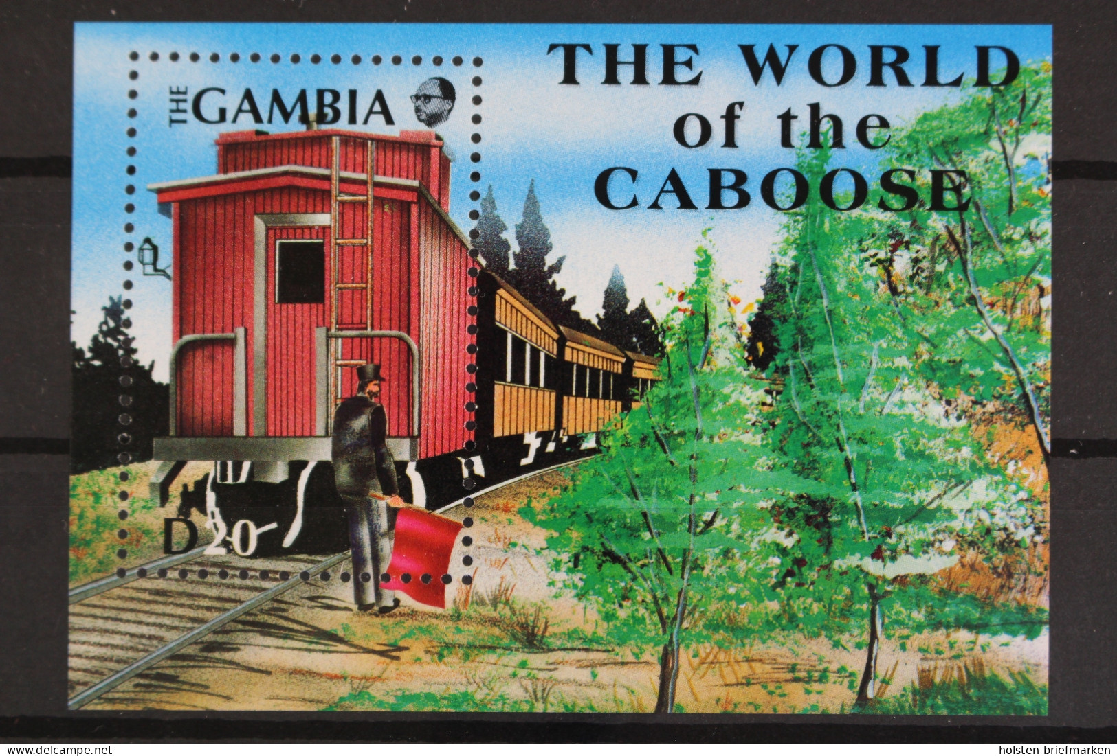 Gambia, Eisenbahn, MiNr. Block 128, Postfrisch - Gambie (1965-...)