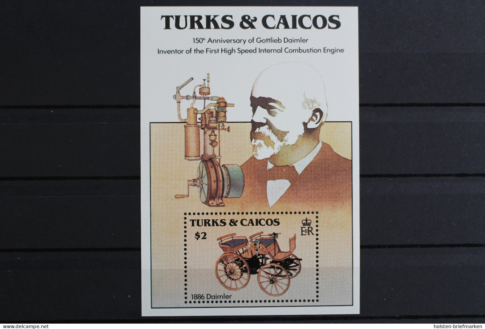 Turks- Und Caicos-Inseln, MiNr. Block 48, Postfrisch - Turcas Y Caicos