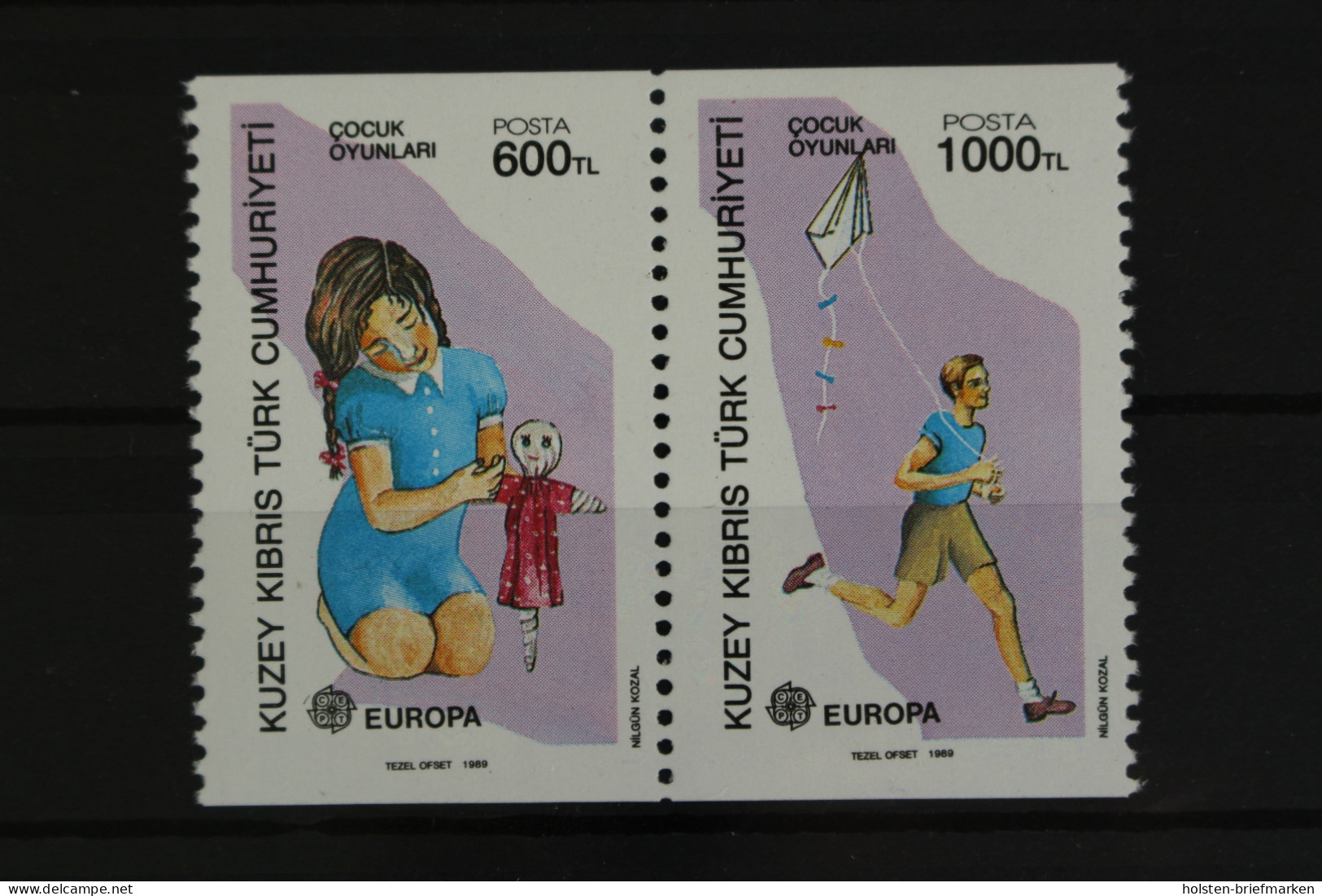 Türkisch-Zypern, MiNr. 249-250 C ZD, Postfrisch - Unused Stamps