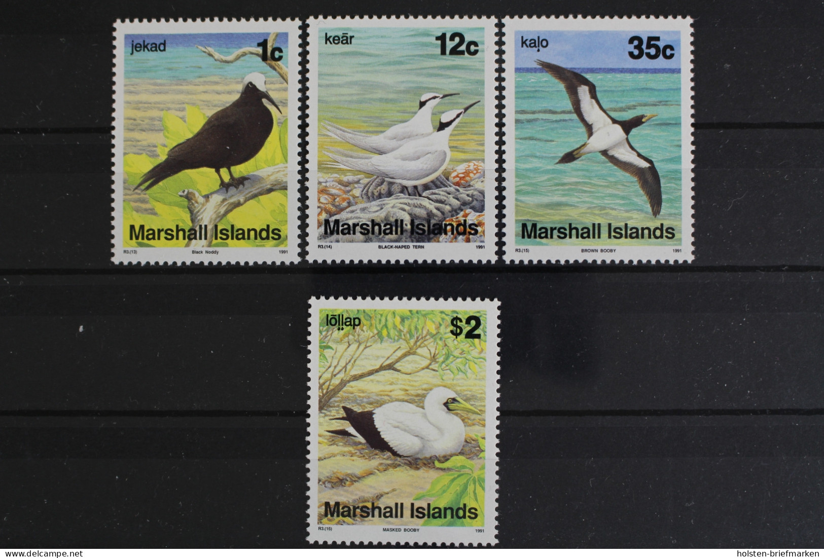 Marshall-Inseln, Vögel, MiNr. 381-384, Postfrisch - Marshall Islands