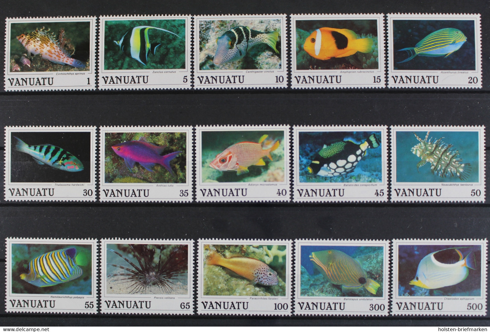 Vanuatu, Fische / Meerestiere, MiNr. 754-768, Postfrisch - Vanuatu (1980-...)