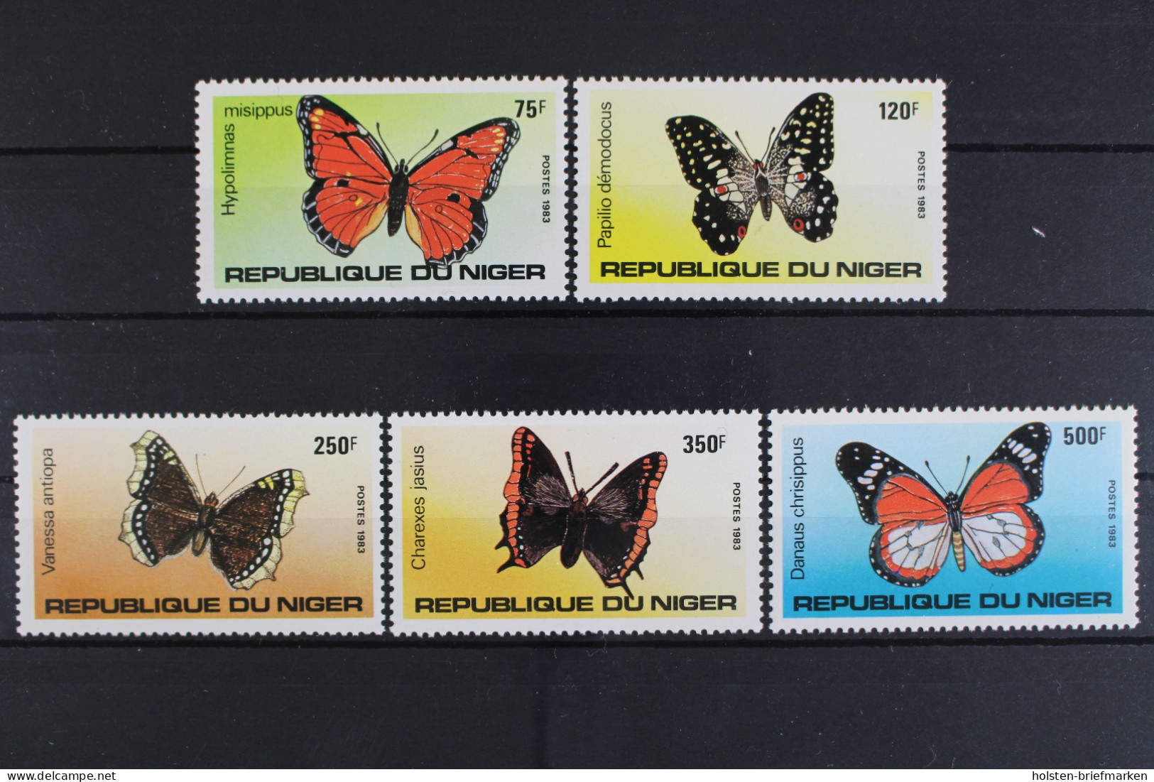 Niger, Schmetterlinge, MiNr. 867-871, Postfrisch - Niger (1960-...)