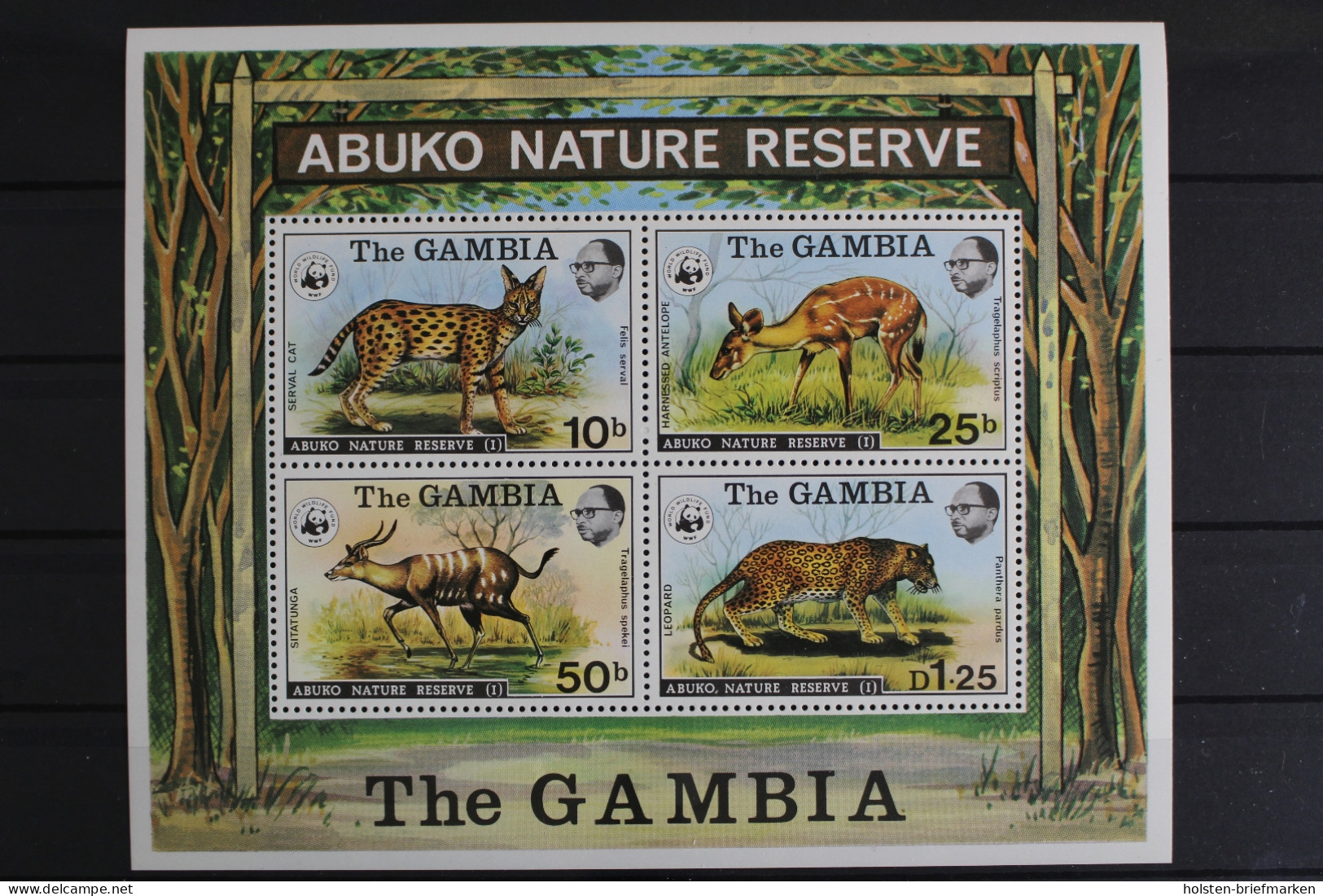 Gambia, Tiere, MiNr. Block 2, Postfrisch - Gambie (1965-...)