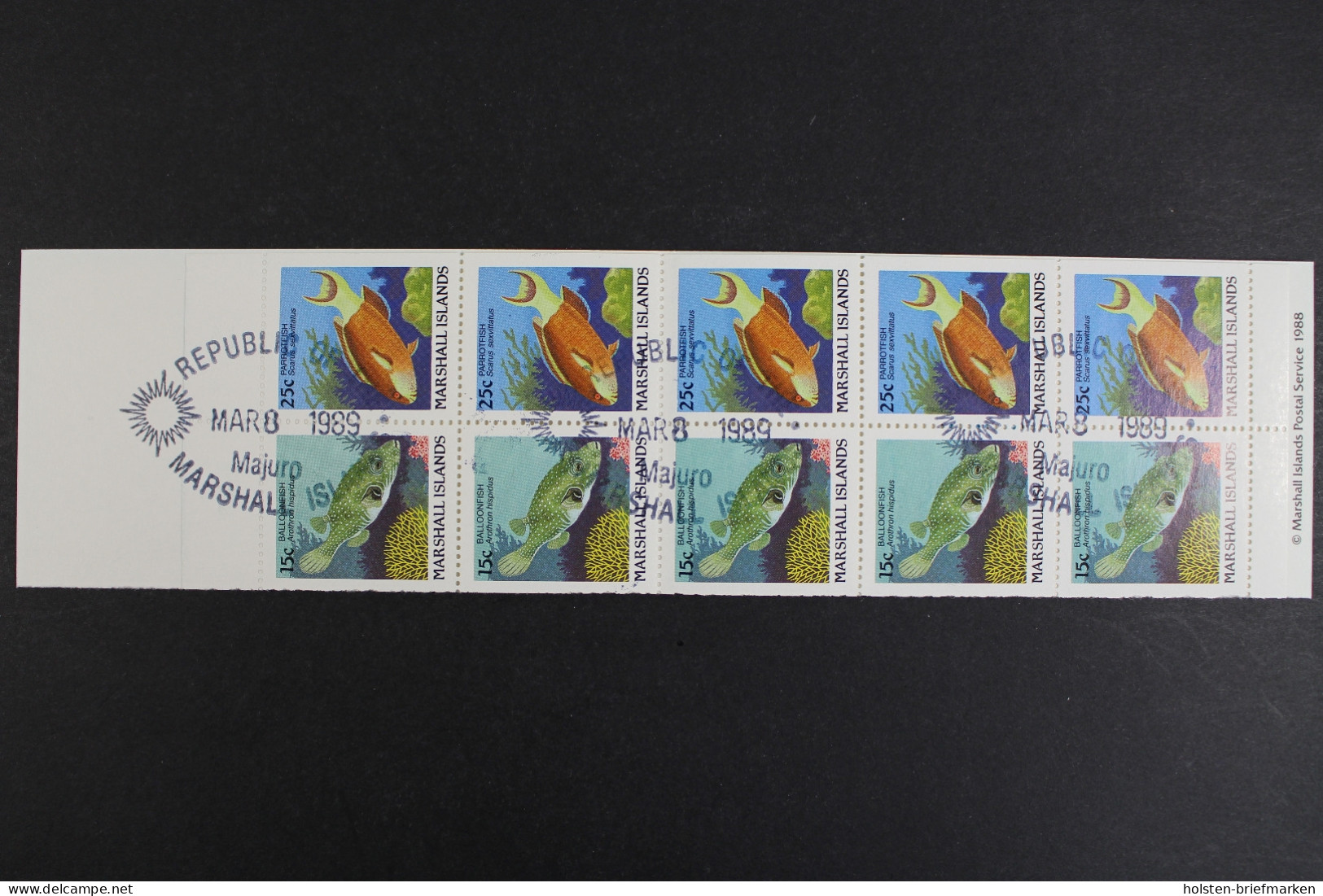 Marshall-Inseln, MiNr. 172 D / 173 D, MH, Gestempelt - Marshall Islands