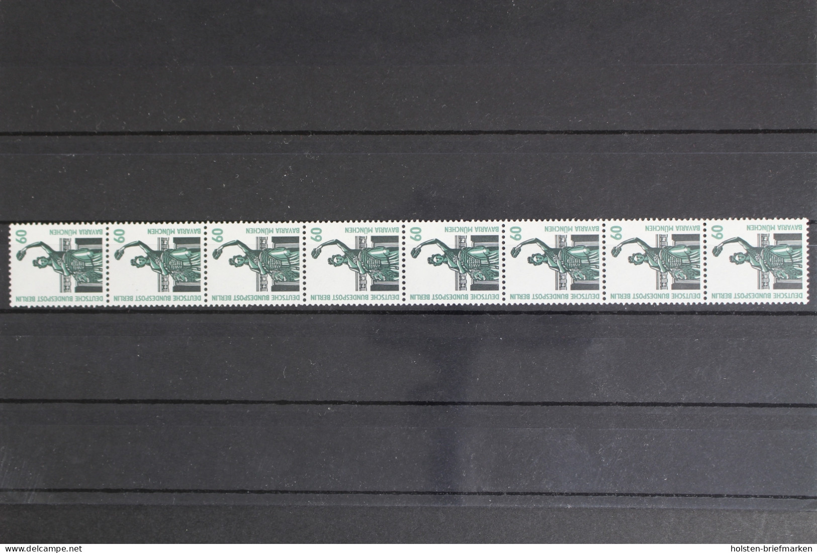 Berlin, MiNr. 795 A R, 8er Streifen, ZN 285, Postfrisch - Rollenmarken