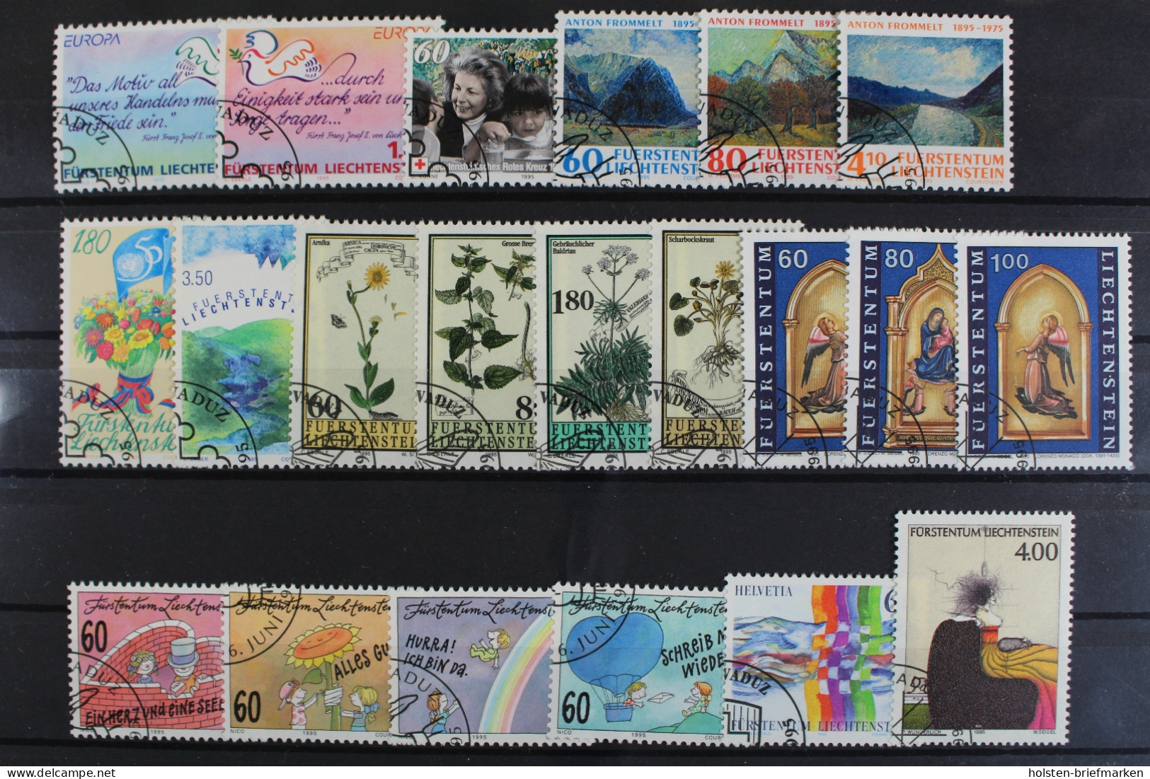 Liechtenstein, MiNr. 1103-1123, Jahrgang 1995, Gestempelt - Full Years