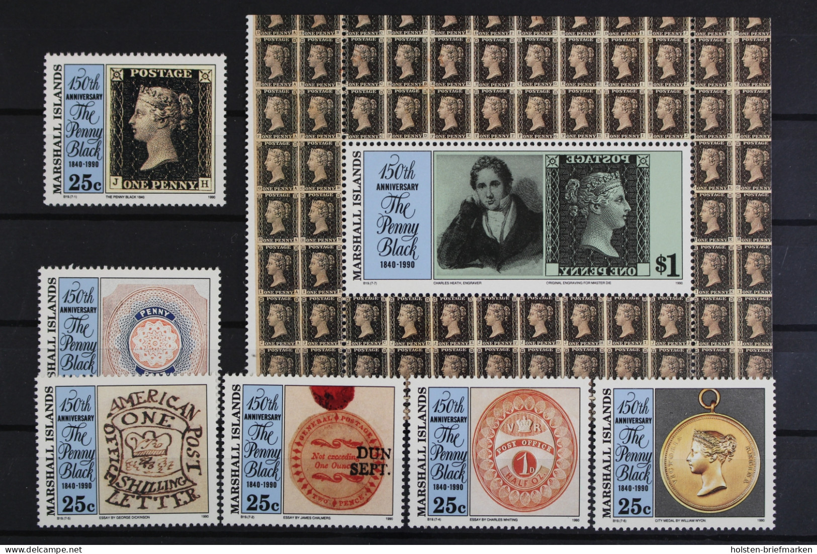 Marshall-Inseln, MiNr. 288-294, Postfrisch - Marshall Islands