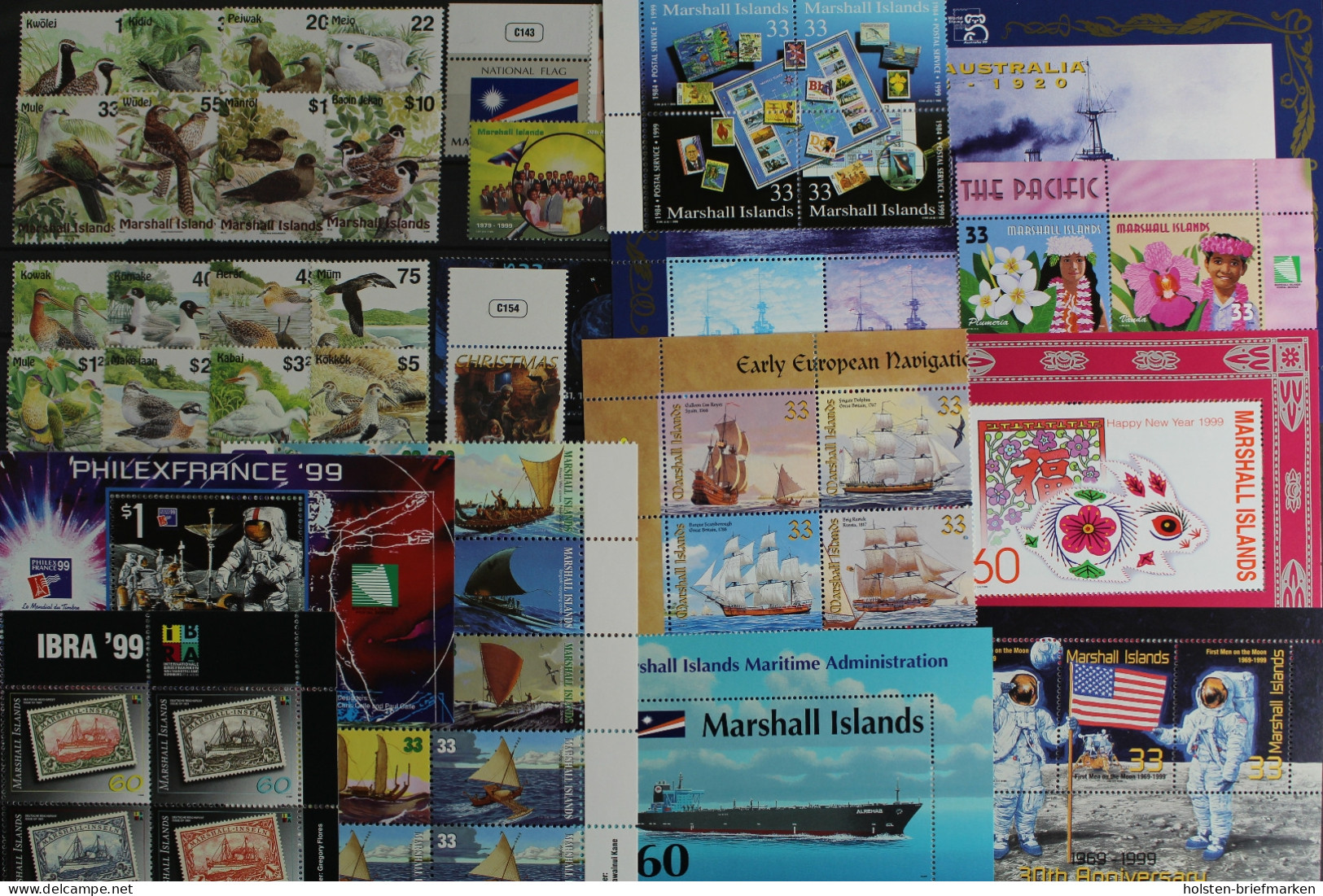 Marshall-Inseln, MiNr. Block 25 - MiNr. 1255, Jahrgang 1999, Postfrisch - Marshall Islands