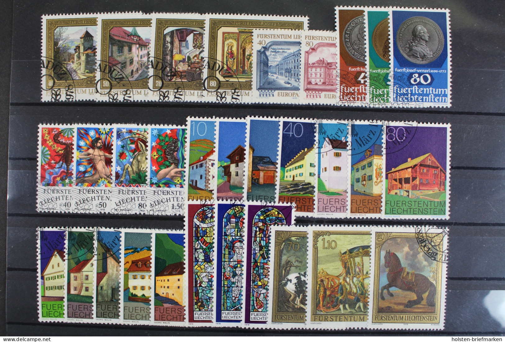 Liechtenstein, MiNr. 692-722, Jahrgang 1978, Gestempelt - Años Completos