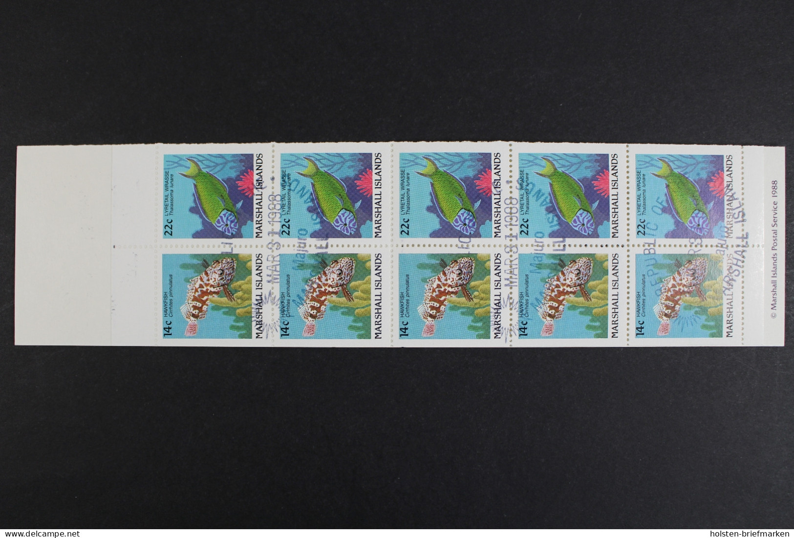 Marshall-Inseln, MiNr. 152 D / 154 D, MH, ESST - Marshall Islands