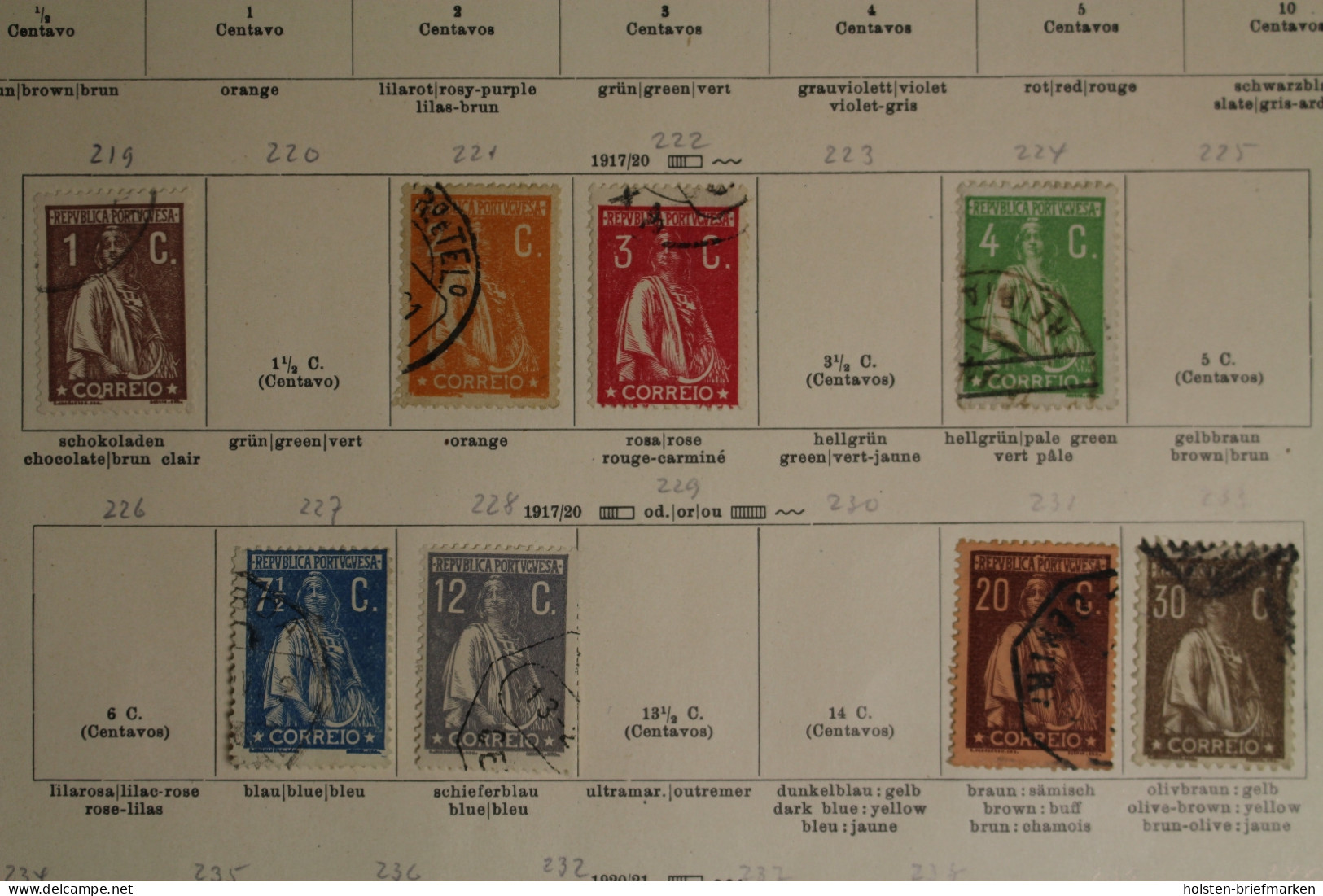 Portugal ca. 1855-1928, gestempelte Sammlung mit guten Ausgaben