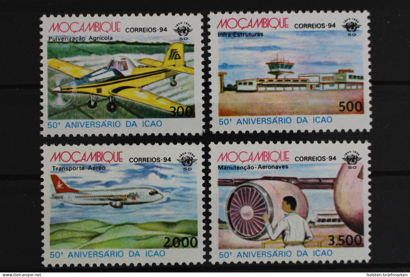 Mocambique, Flugzeuge, MiNr. 1317-1320, Postfrisch - Mozambique