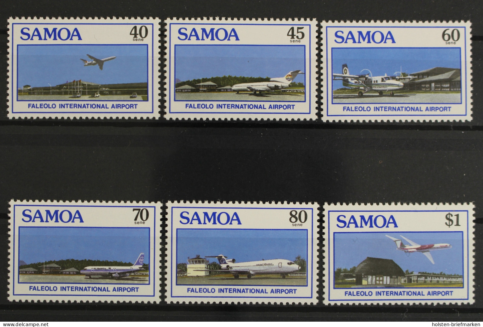 Samoa, Flugzeuge, MiNr. 635-640, Postfrisch - Samoa