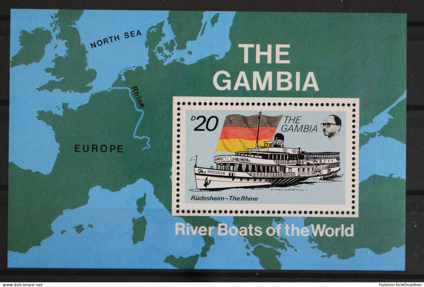 Gambia, Schiffe, MiNr. Block 155, Postfrisch - Gambie (1965-...)