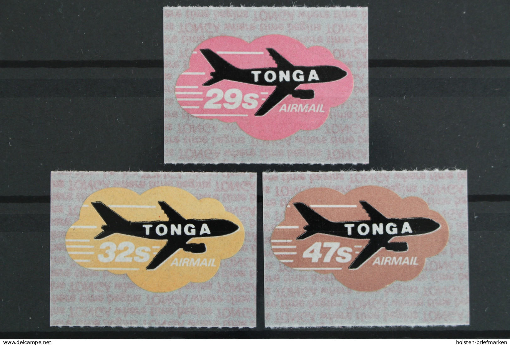 Tonga, Flugzeuge, MiNr. 839-841, Selbstklebend, Postfrisch - Tonga (1970-...)