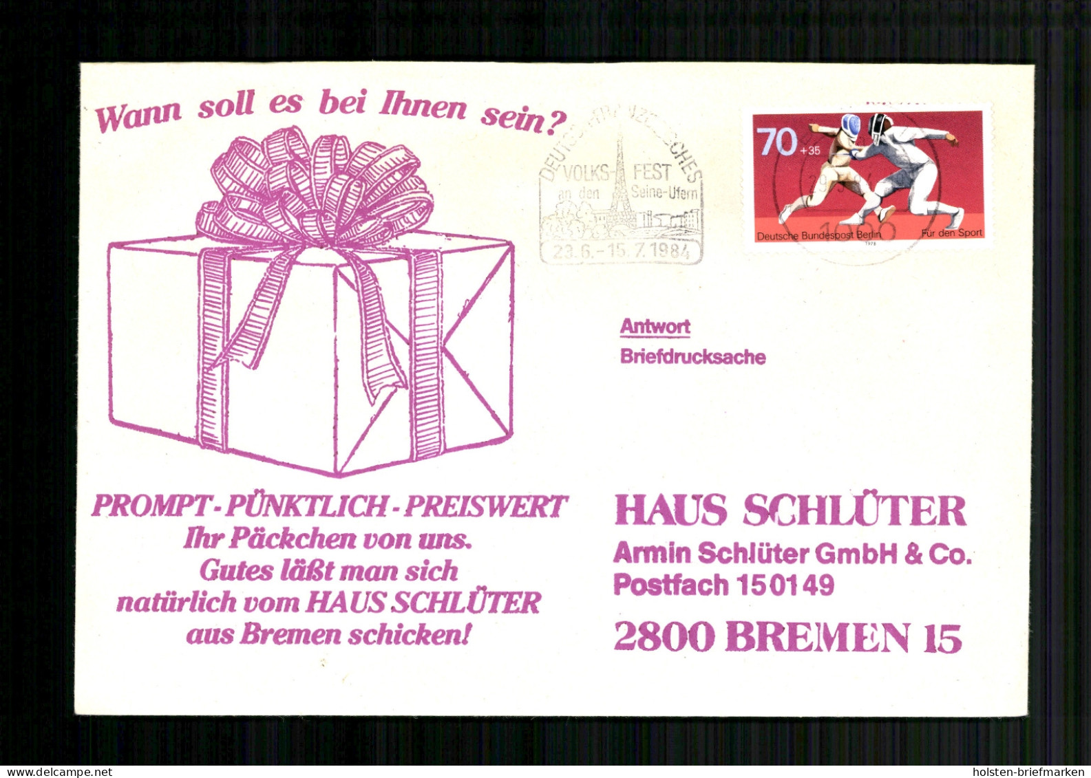 Berlin, MiNr. 568 Auf Briefdrucksache - Briefe U. Dokumente