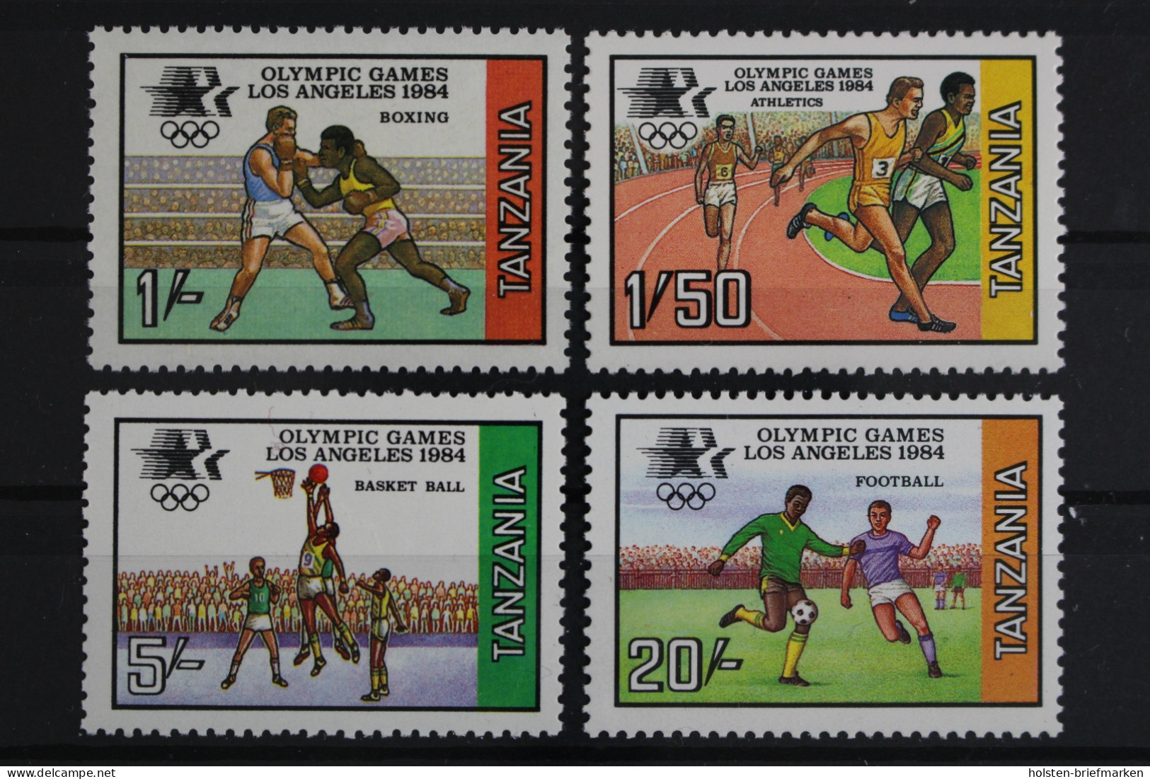 Tansania, Olympiade, MiNr. 242-245, Postfrisch - Tanzania (1964-...)