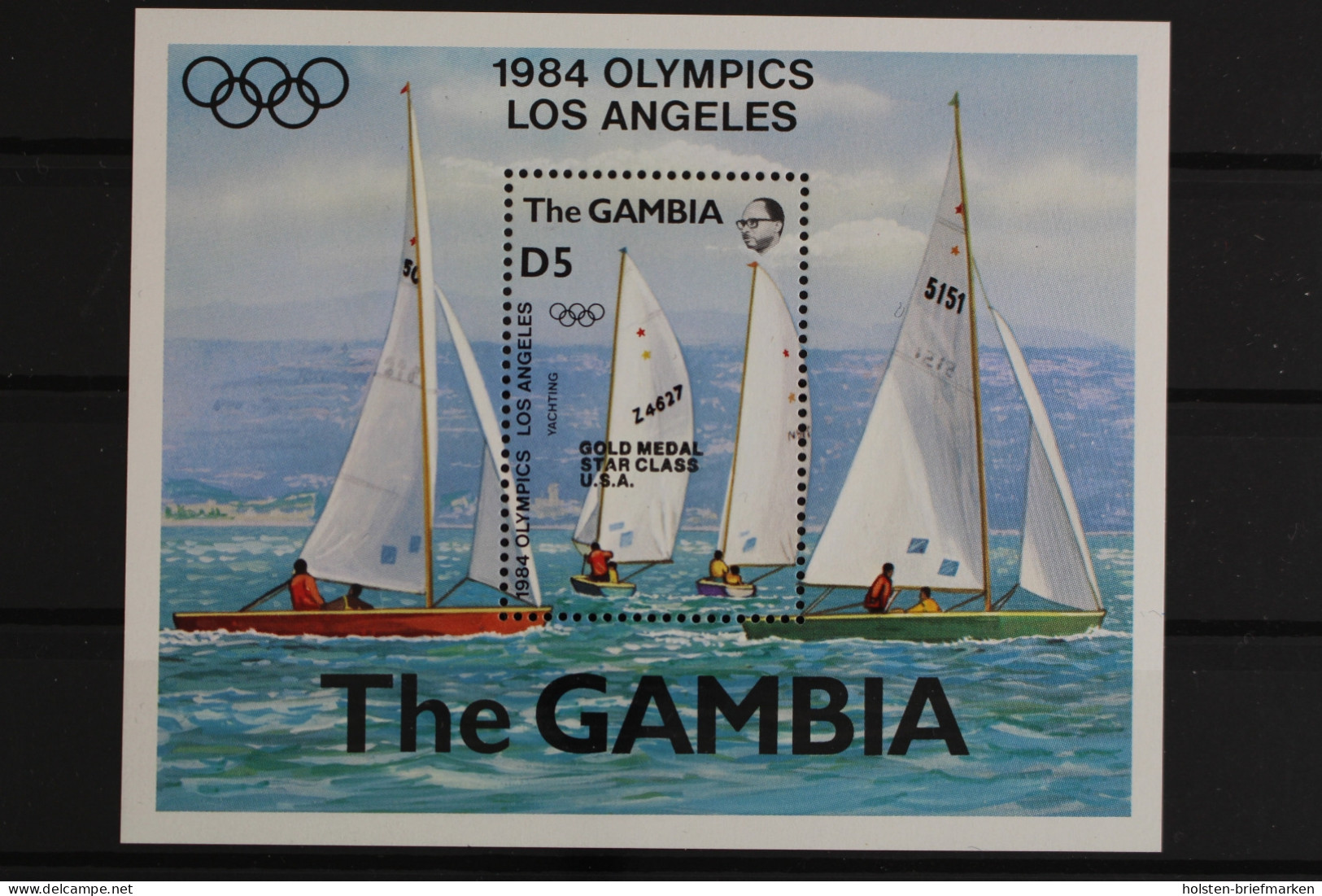 Gambia, Olympiade, MiNr. Block 17, Postfrisch - Gambie (1965-...)
