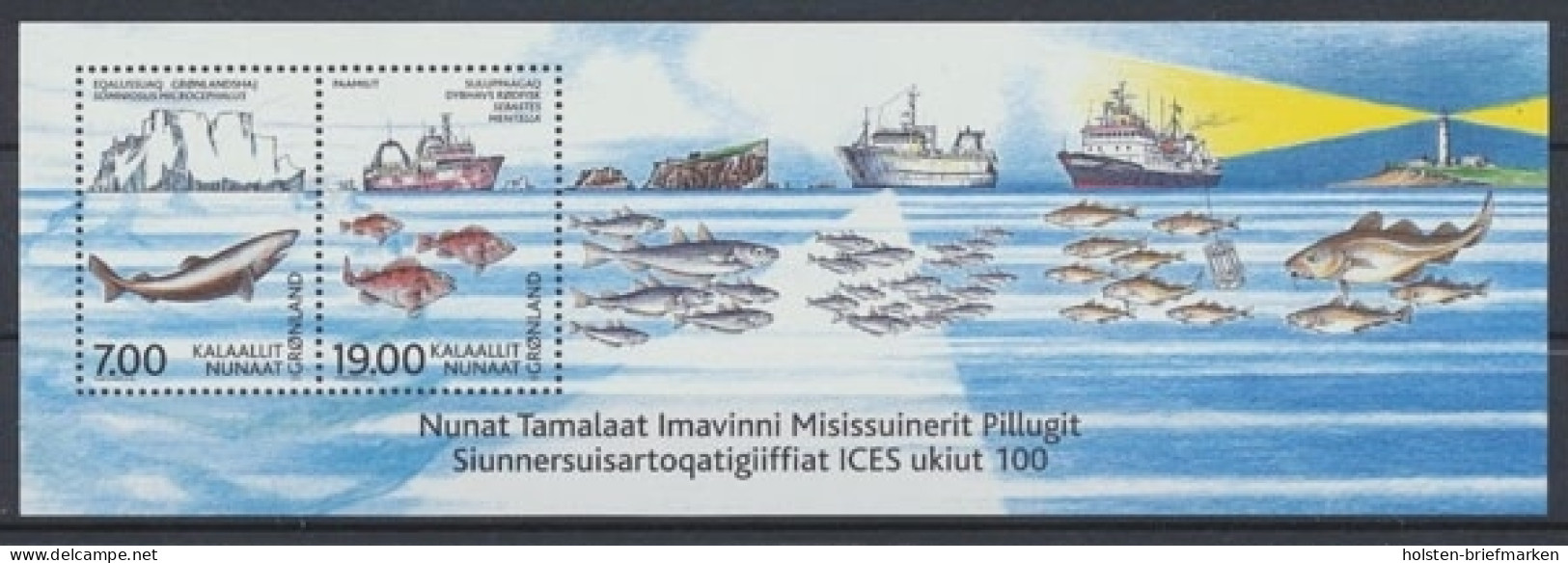 Grönland, Schiffe, MiNr. Block 24, Postfrisch - Andere & Zonder Classificatie