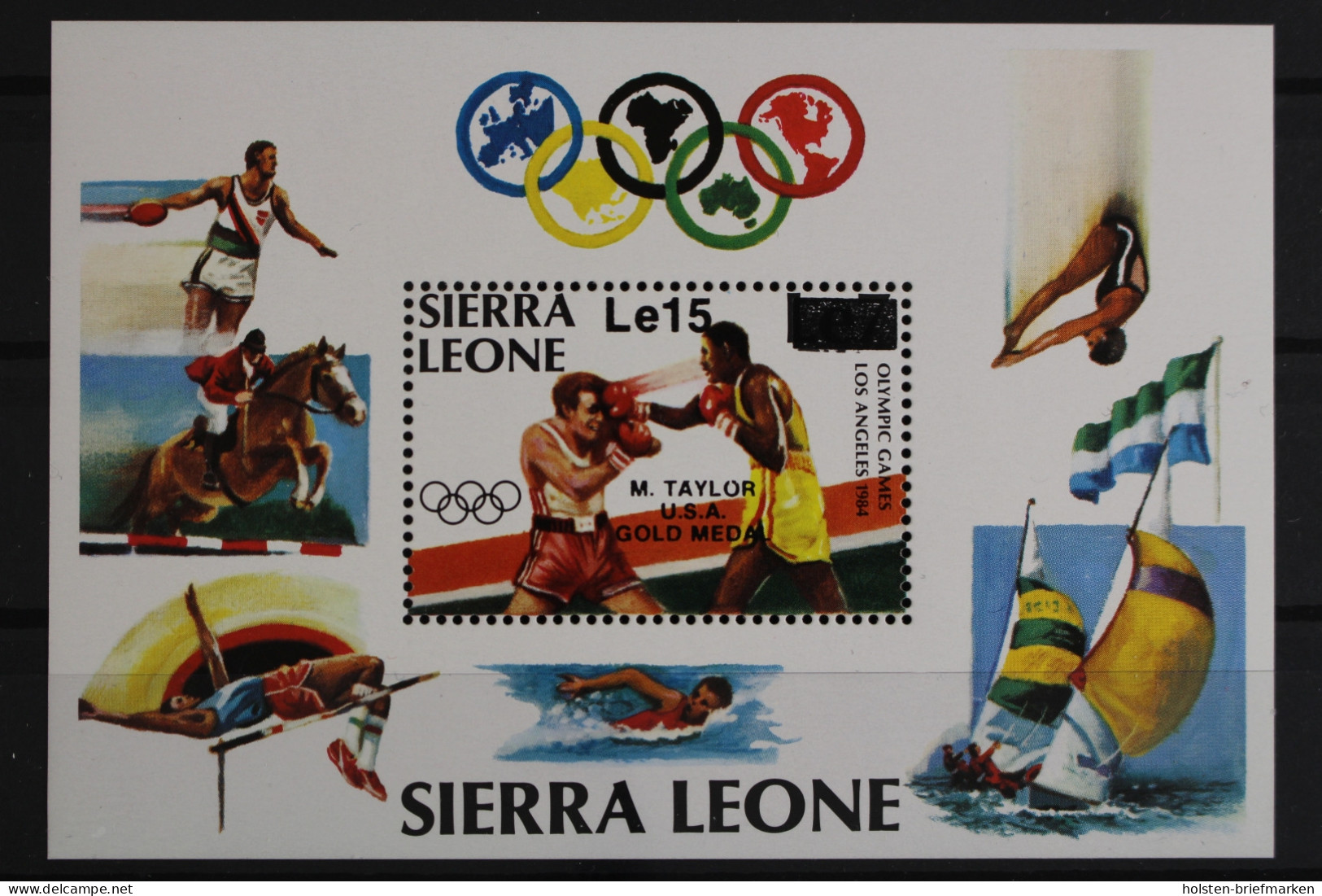 Sierra Leone, Olympiade, MiNr. Block 33, Postfrisch - Sierra Leona (1961-...)