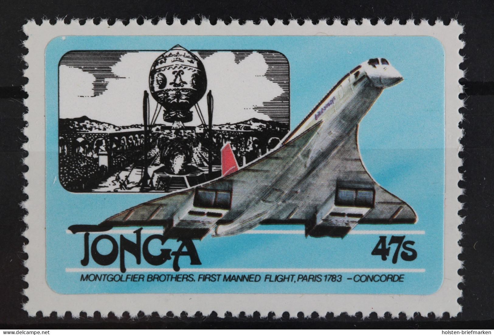 Tonga, Flugzeuge, MiNr. 844, Selbstklebend, Postfrisch - Tonga (1970-...)