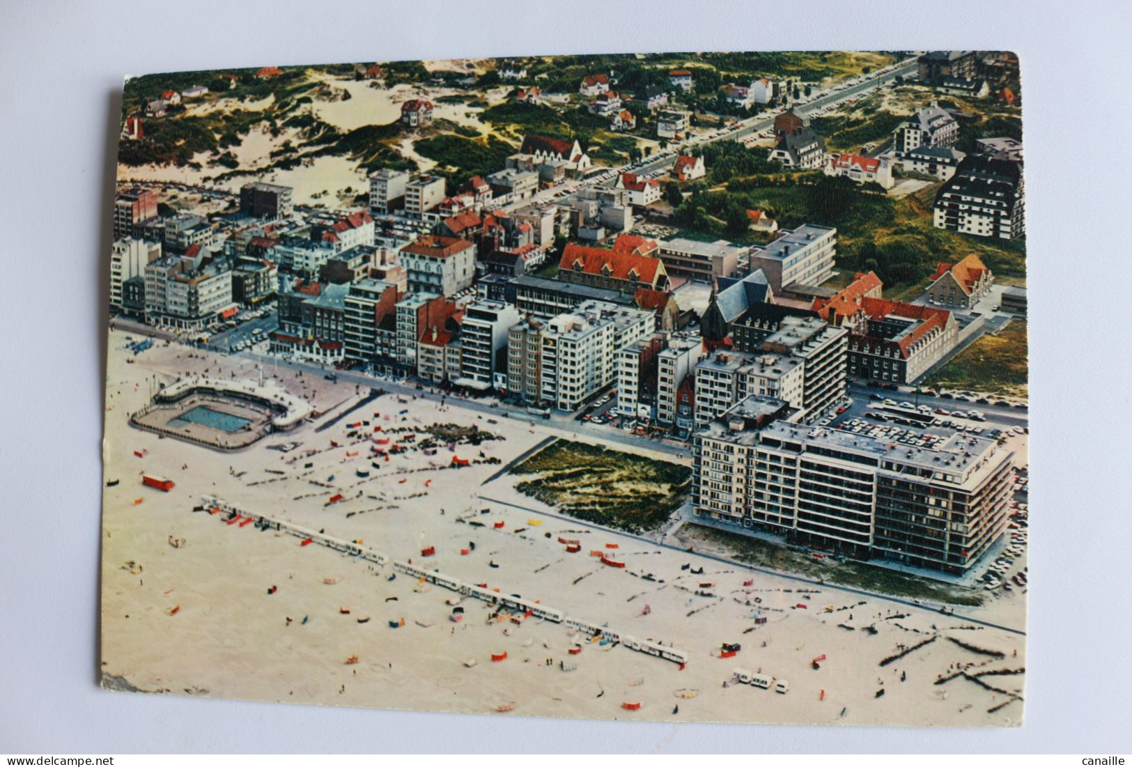 W-159 / Flandre Occidentale - Oostduinkerke Luchtopname - Strand En Zeedijk  - 1978 - Oostduinkerke