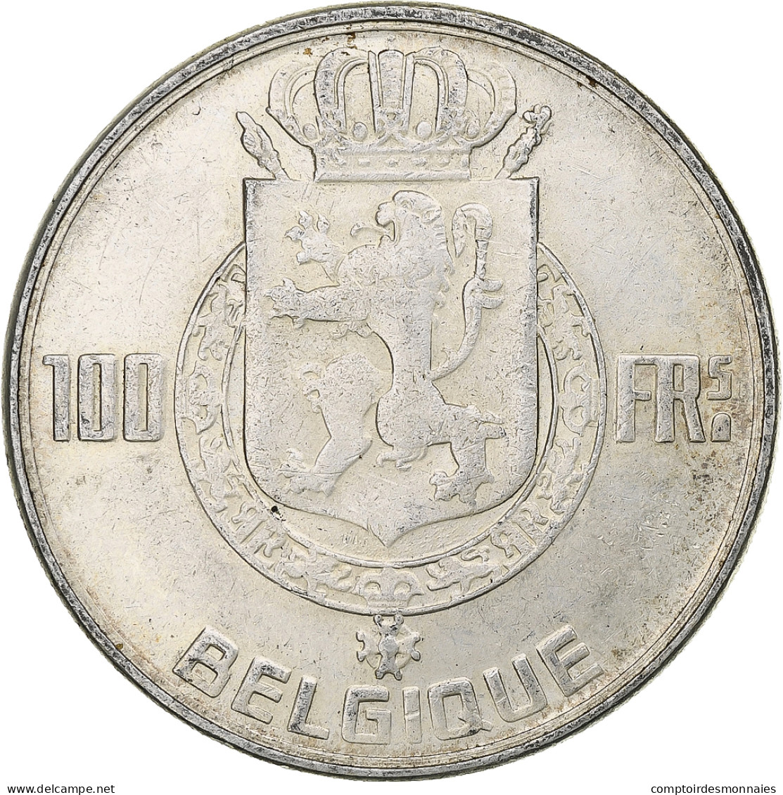 Belgique, Régence Prince Charles, 100 Francs, 1949, Bruxelles, Argent, TTB - 100 Francs