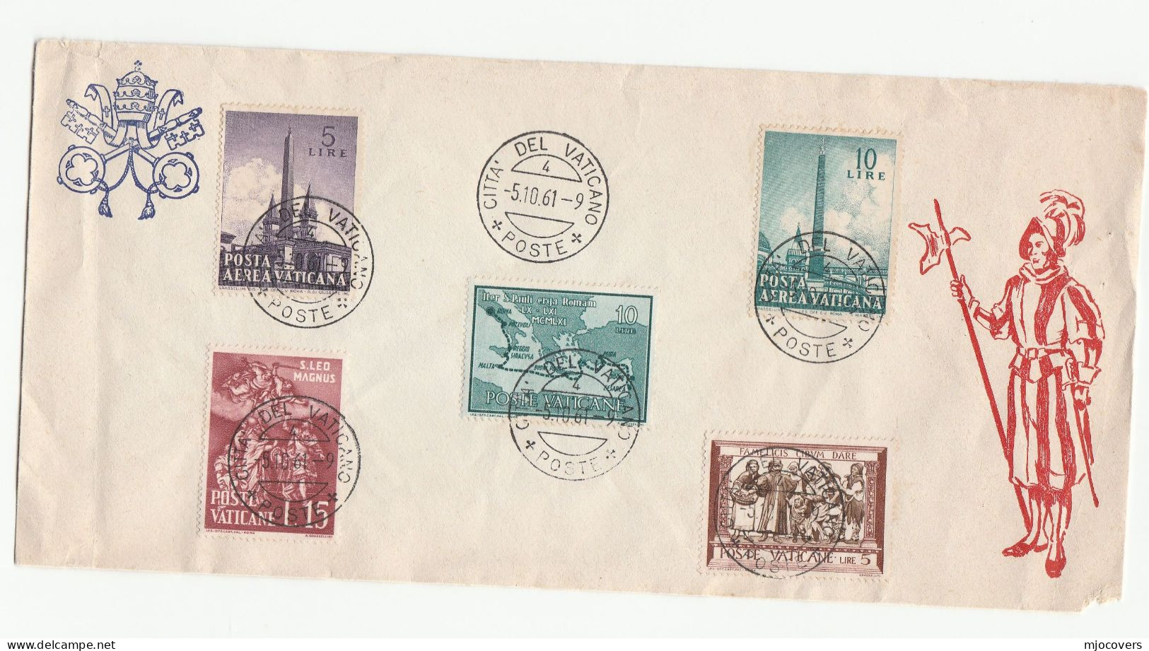 Vatican COVERS 1960s -1980s Multi Cover Stamps - Lettres & Documents