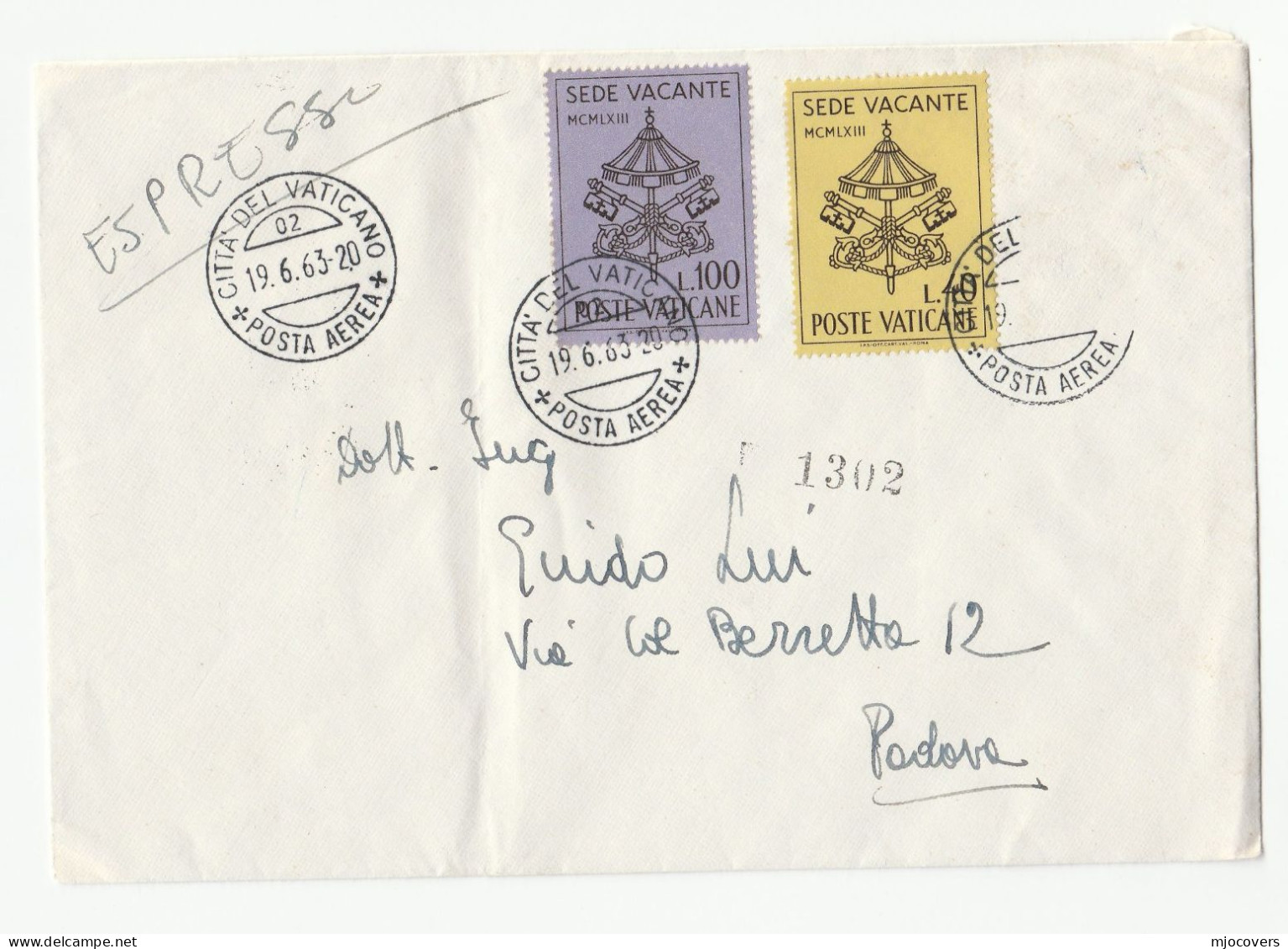 Vatican COVERS 1960s -1980s Multi Cover Stamps - Lettres & Documents