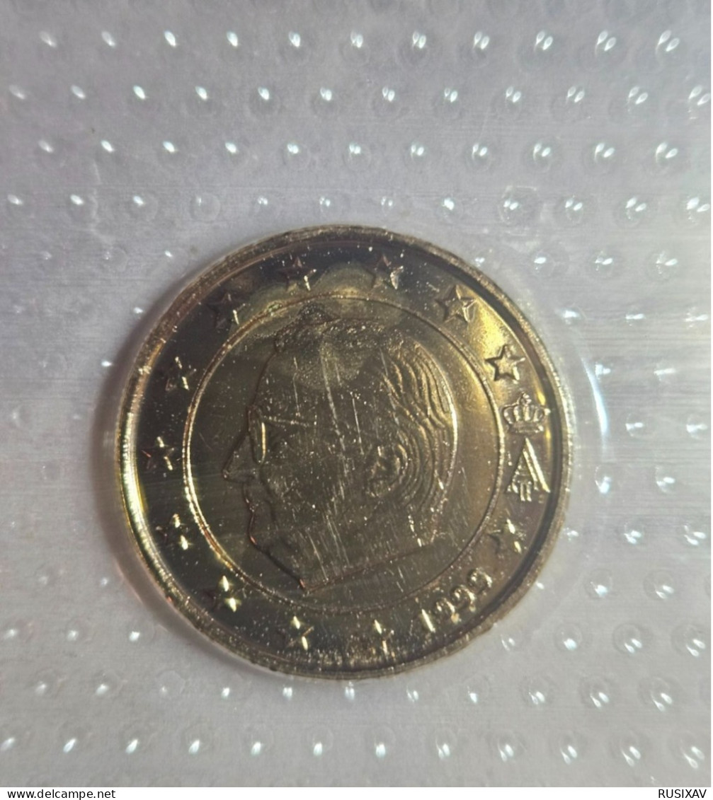 Belgique Série Euros Complète Vergoldet - Dorée 24 Carats - België