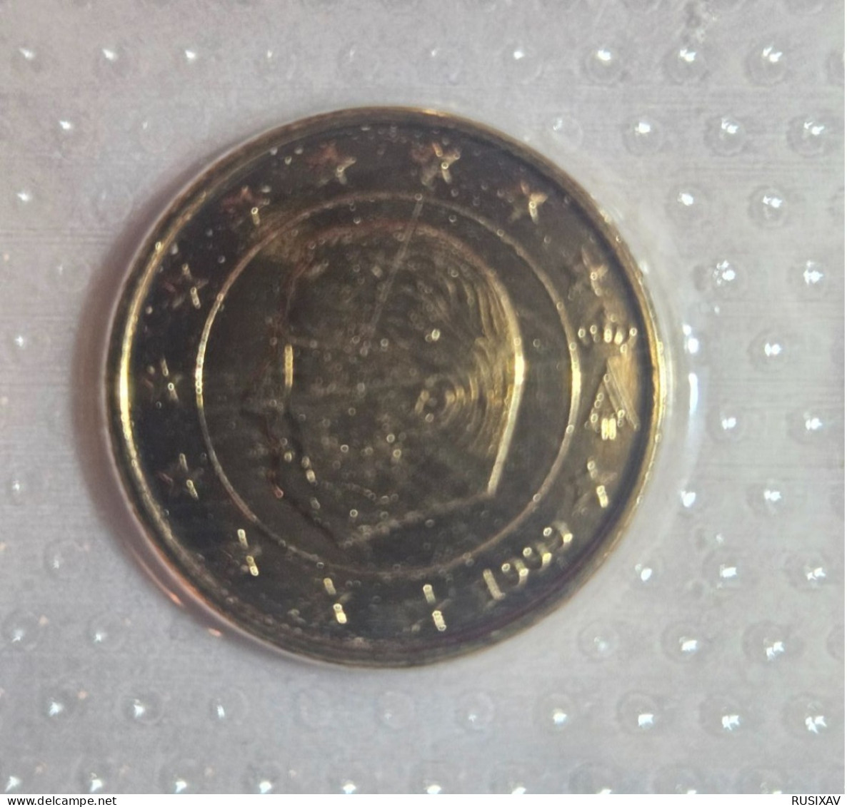 Belgique Série euros complète vergoldet - dorée 24 carats