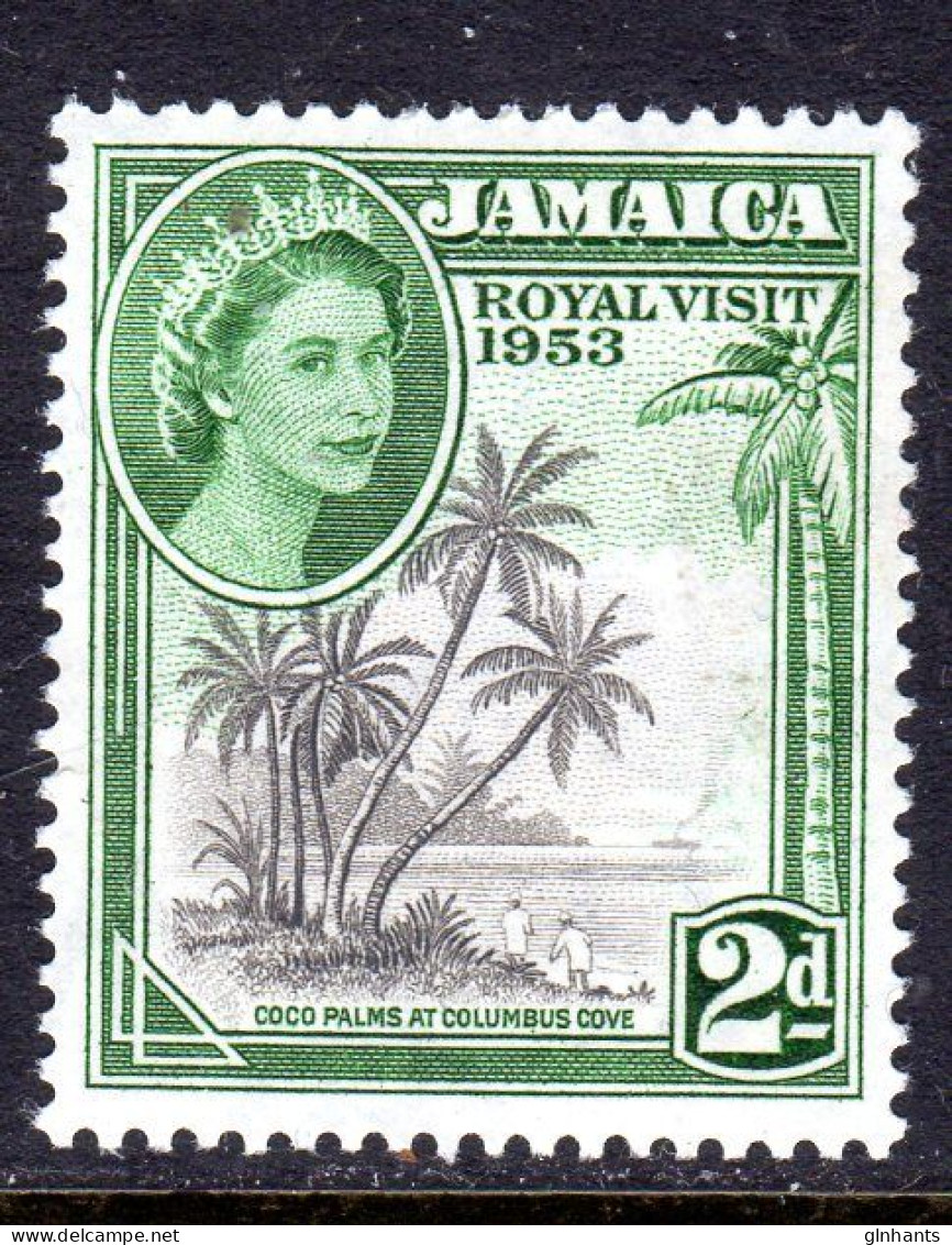 JAMAICA - 1954 2d ROYAL VISIT STAMP FINE MNH ** SG 154 - Jamaica (...-1961)