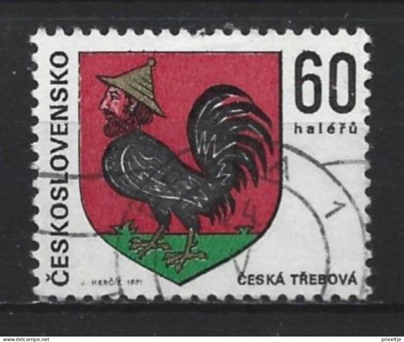 Ceskoslovensko 1971 Arms Y.T. 1842  (0) - Used Stamps