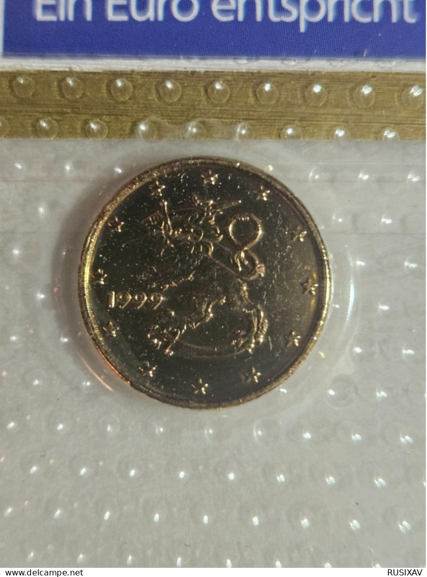 Finlande Série euros complète vergoldet - dorée 24 carats